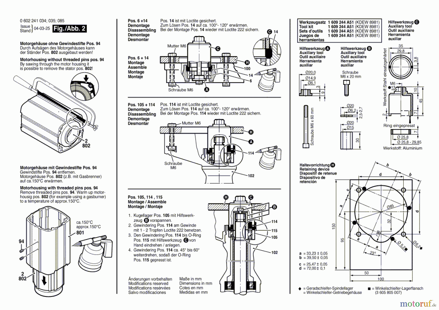  Bosch Werkzeug Hf-Geradschleifer 2 239 Seite 2