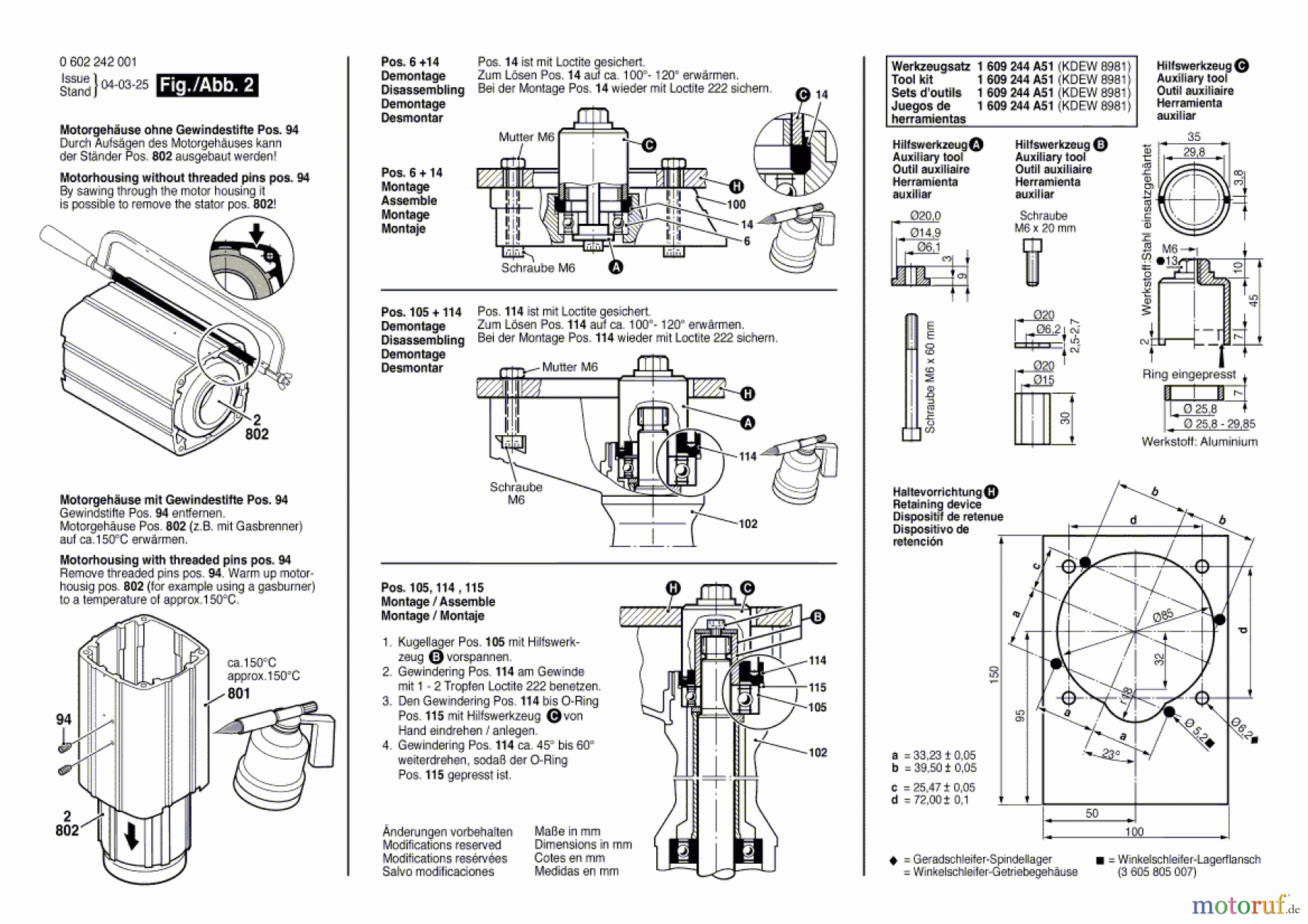  Bosch Werkzeug Hf-Geradschleifer 2 242 Seite 2