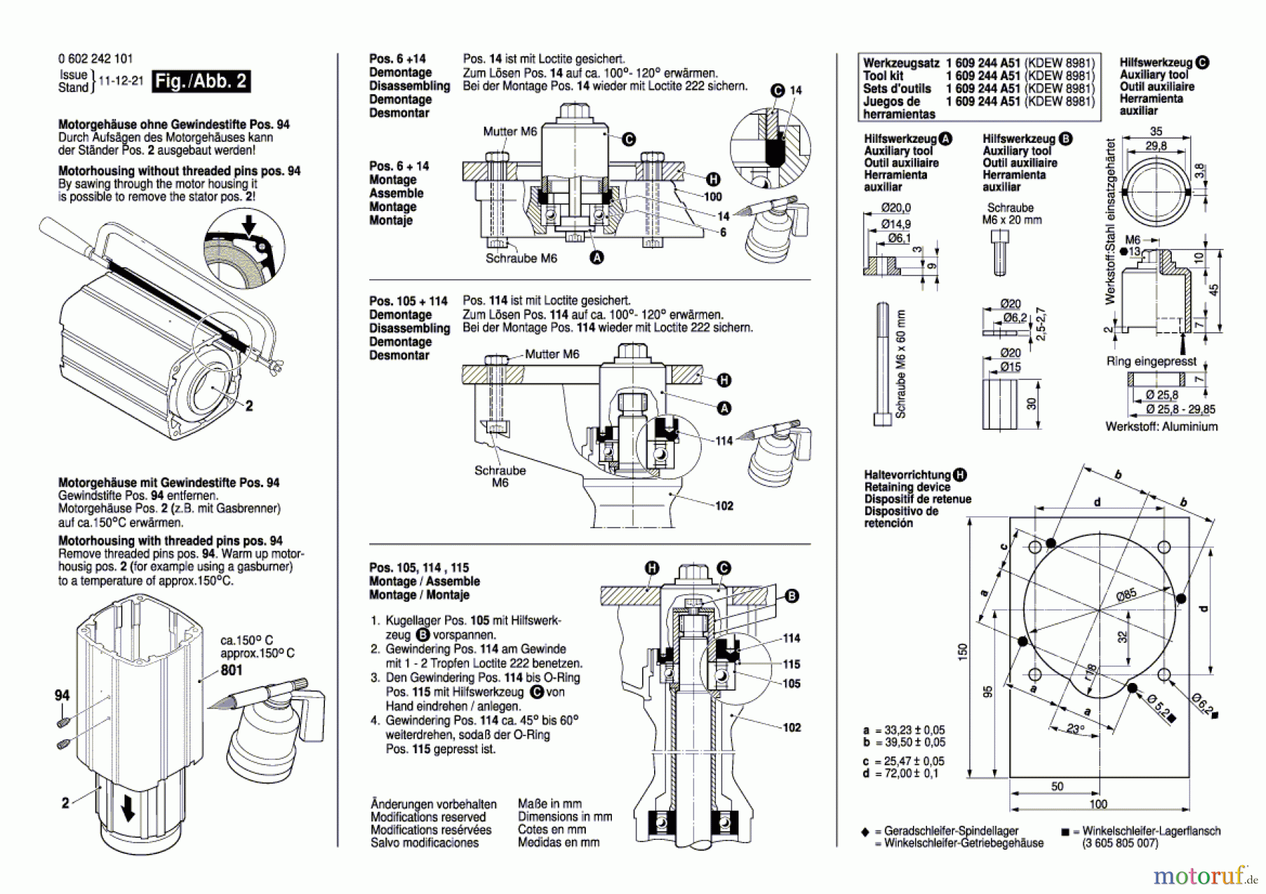  Bosch Werkzeug Hf-Geradschleifer 2 242 Seite 2