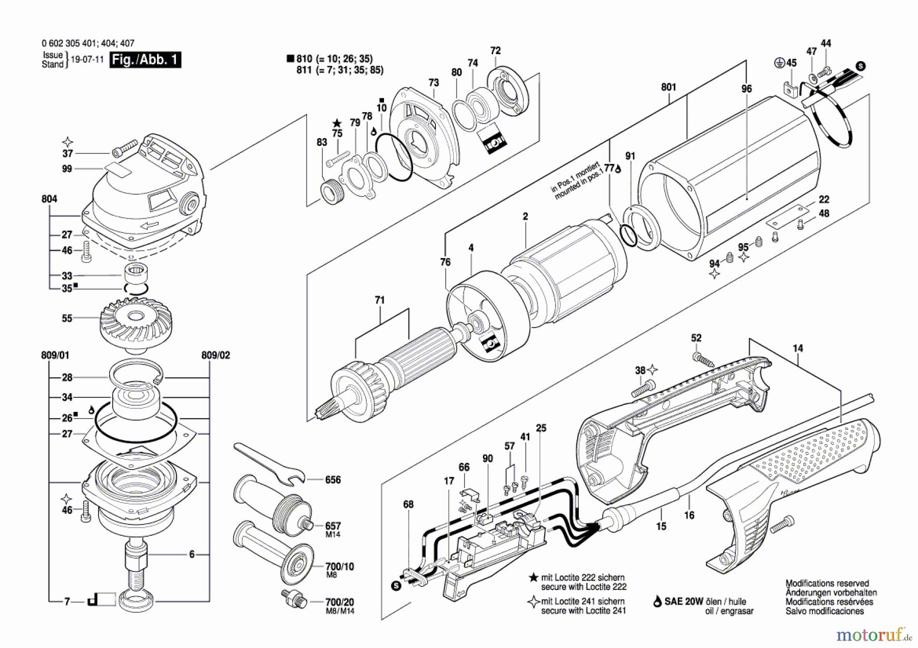  Bosch Werkzeug Winkelpolierer ---- Seite 1
