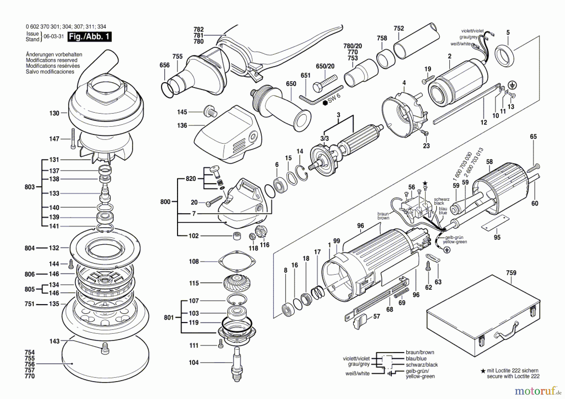  Bosch Werkzeug Exzenterschleifer ---- Seite 1