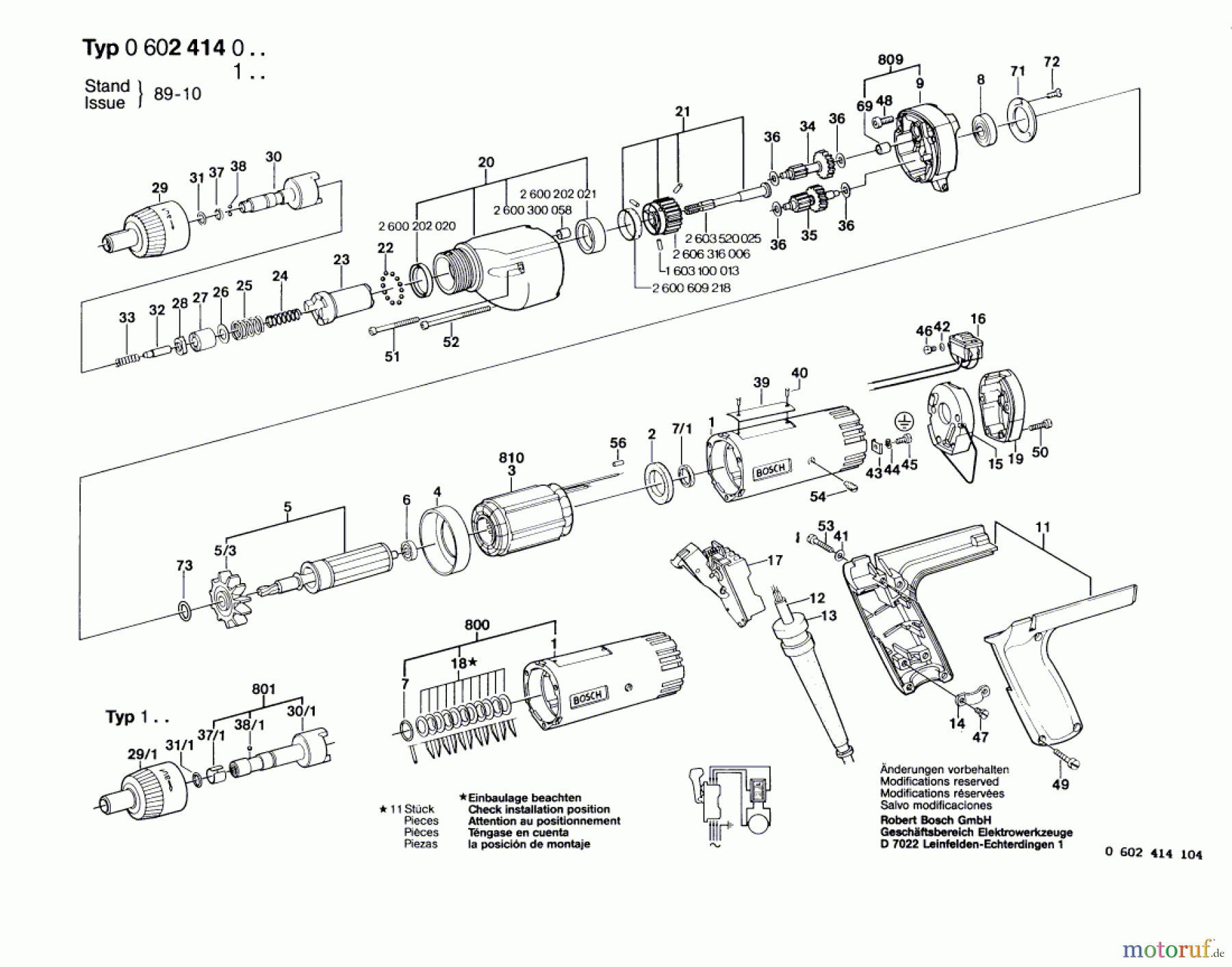  Bosch Werkzeug Pw-Schrauber-Ind ---- Seite 1