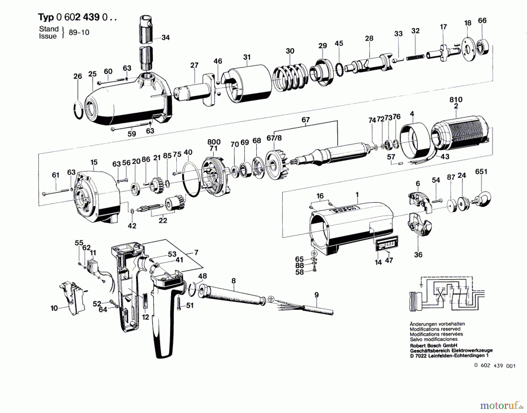  Bosch Werkzeug Schlagschrauber ---- Seite 1
