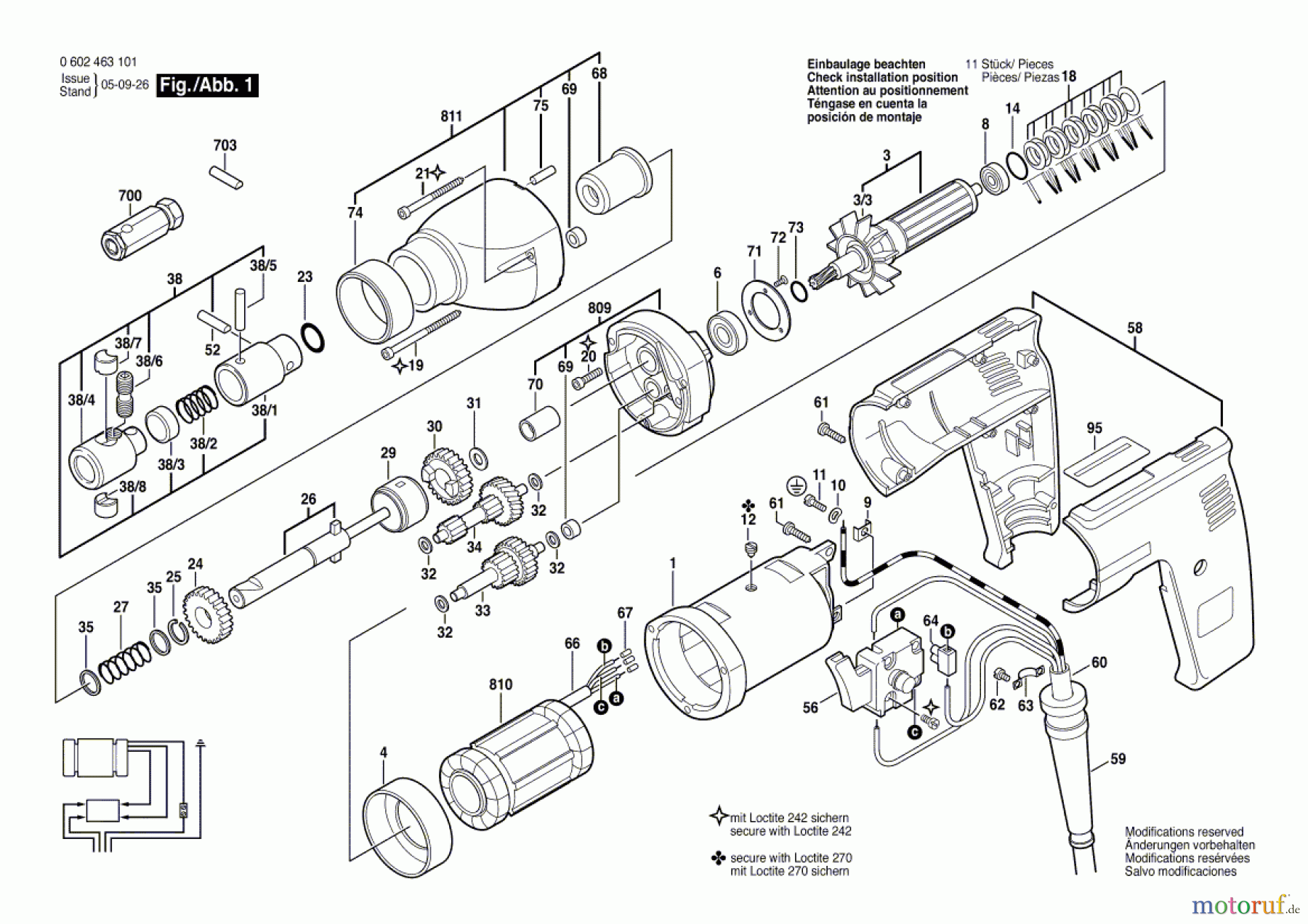  Bosch Werkzeug Gewindeschneider ---- Seite 1