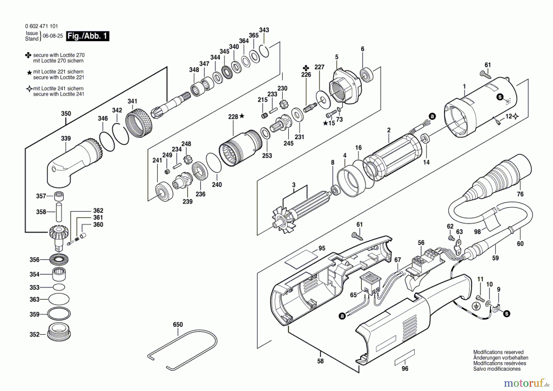  Bosch Werkzeug Winkelschrauber ---- Seite 1