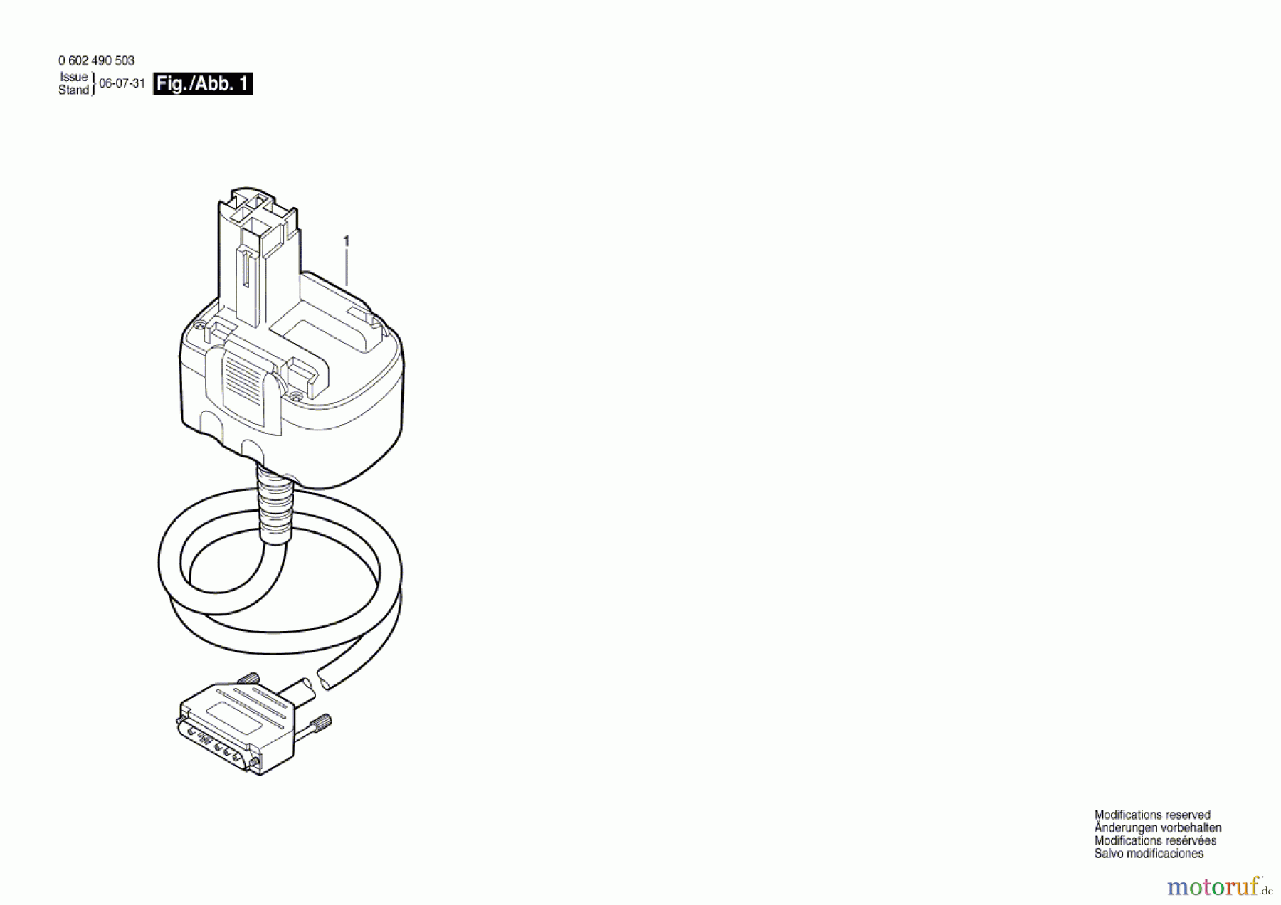  Bosch Werkzeug Adapterleitung 4 EXACT Seite 1