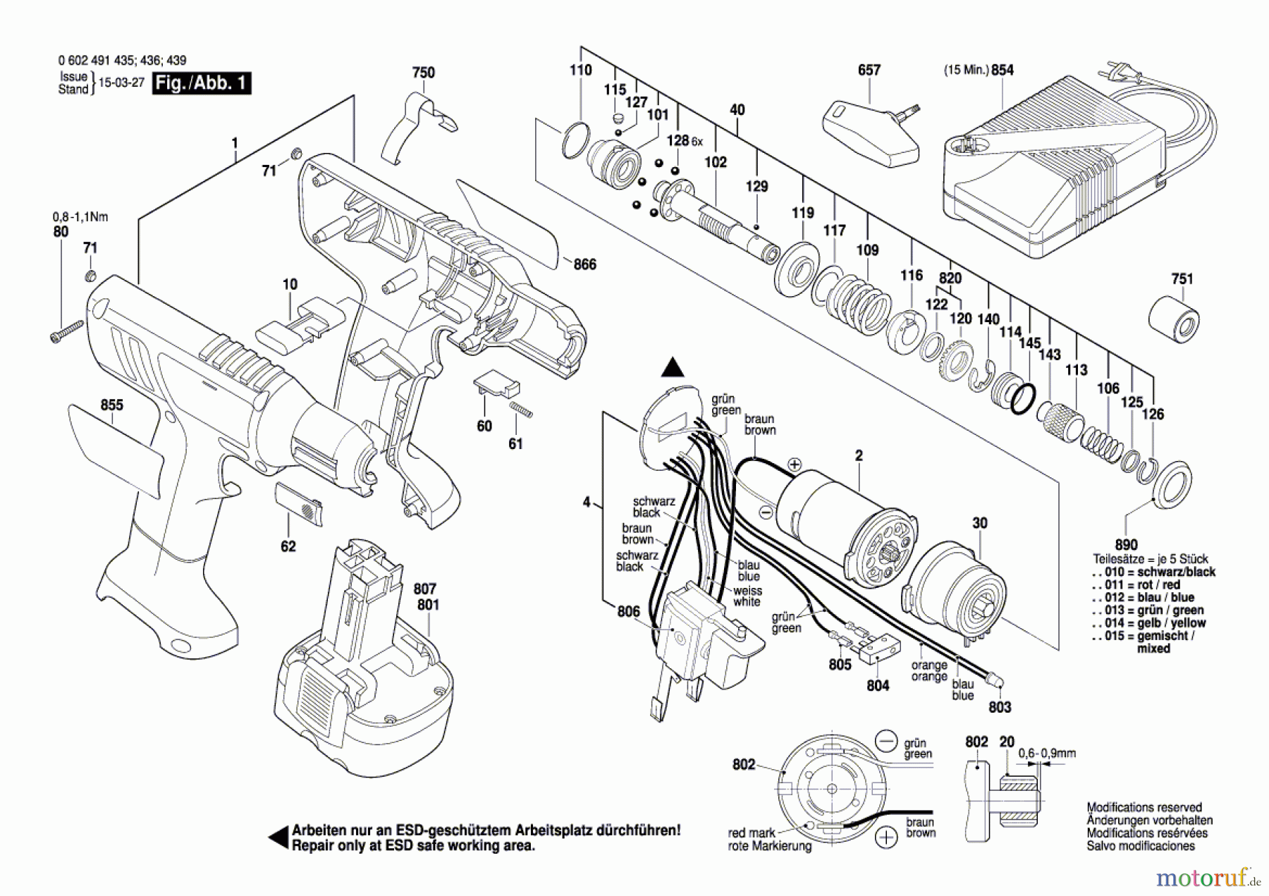  Bosch Akku Werkzeug Akku-Schrauber BT EXACT 9 Seite 1