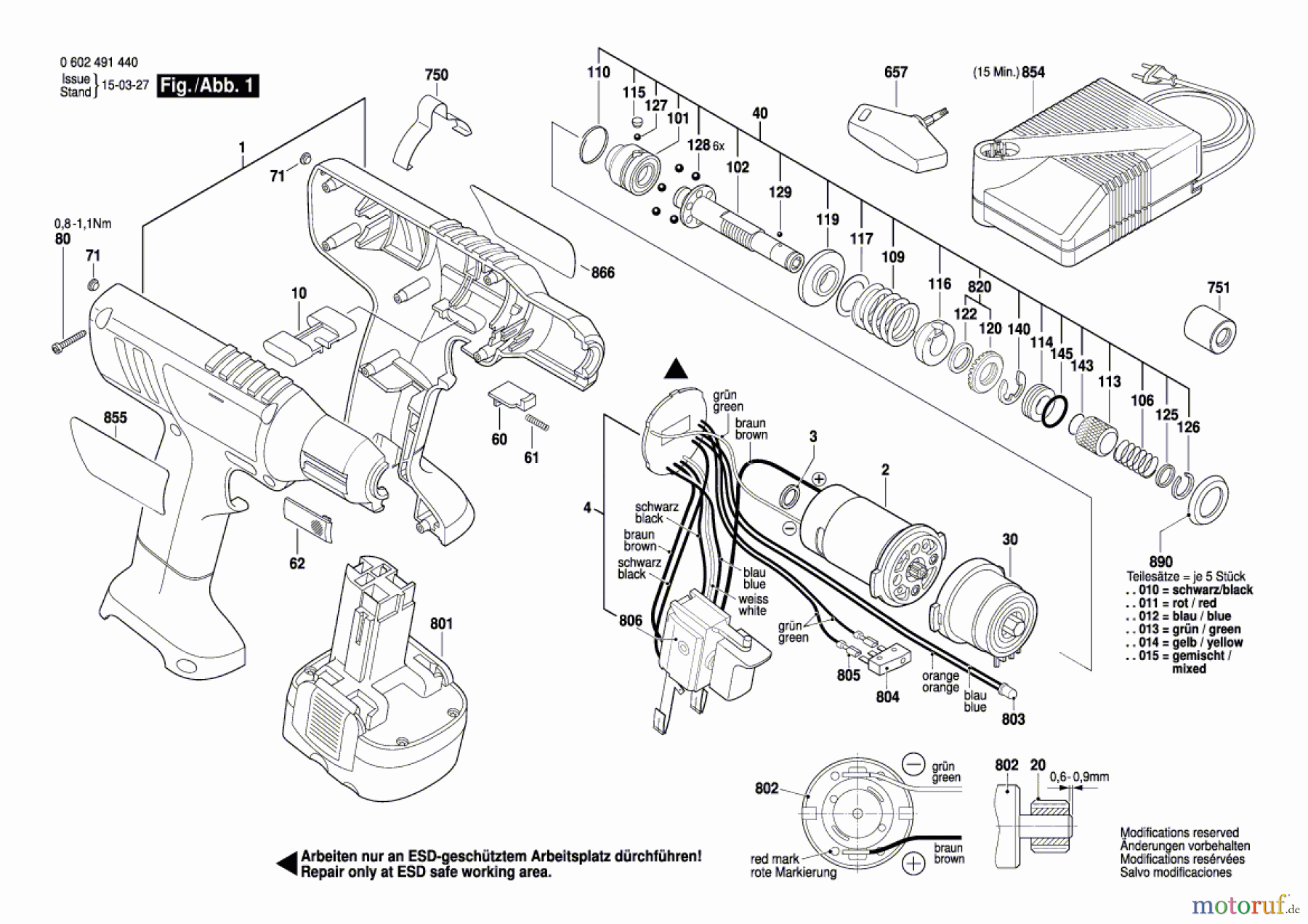  Bosch Akku Werkzeug Akku-Schrauber BT EXACT 7 Seite 1