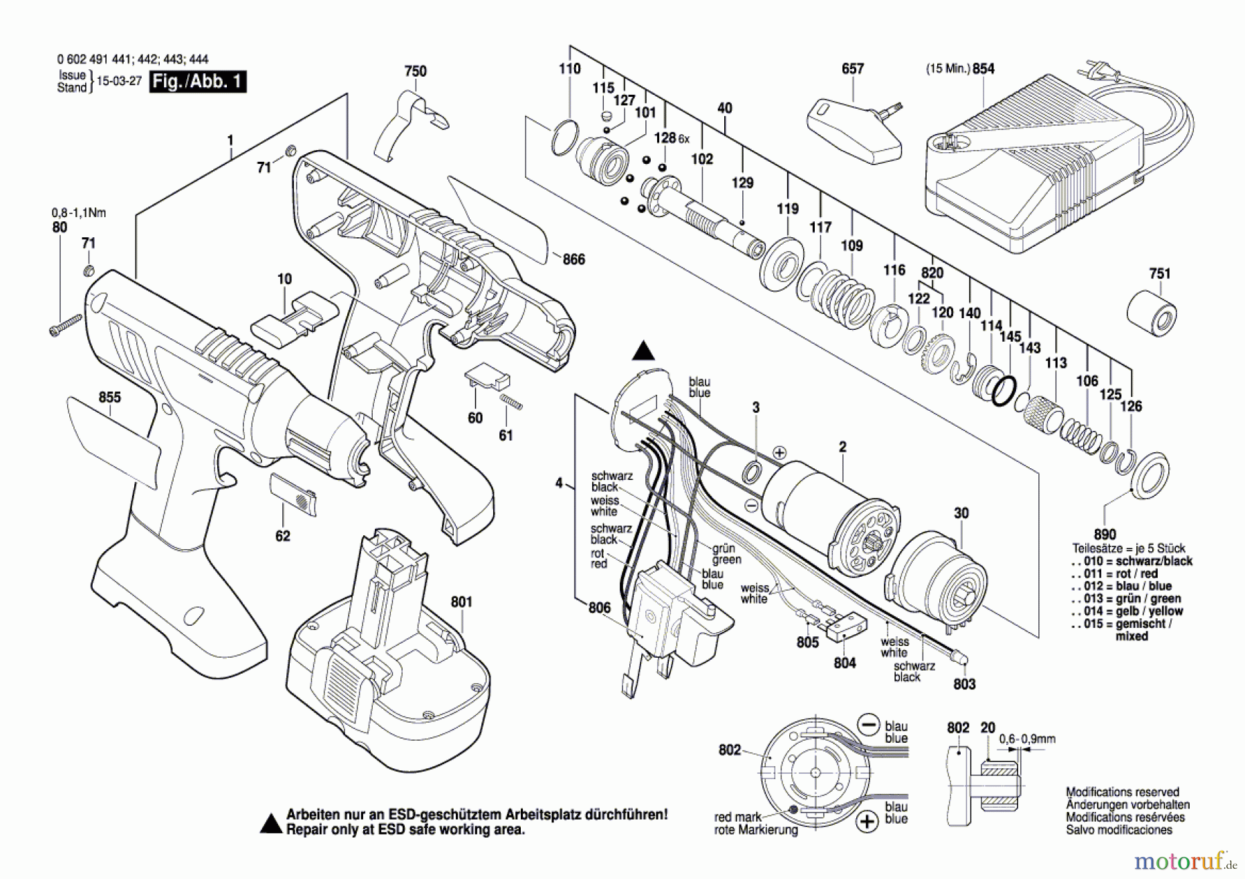  Bosch Akku Werkzeug Akku-Schrauber BT EXACT 12 Seite 1