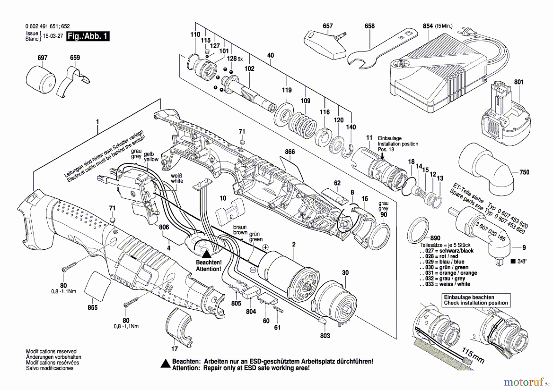  Bosch Werkzeug Grundeinheit BT ANGLE EXACT 8 Seite 1