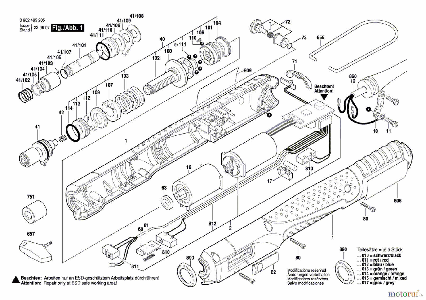  Bosch Werkzeug Schrauber C-EXACT 6 Seite 1