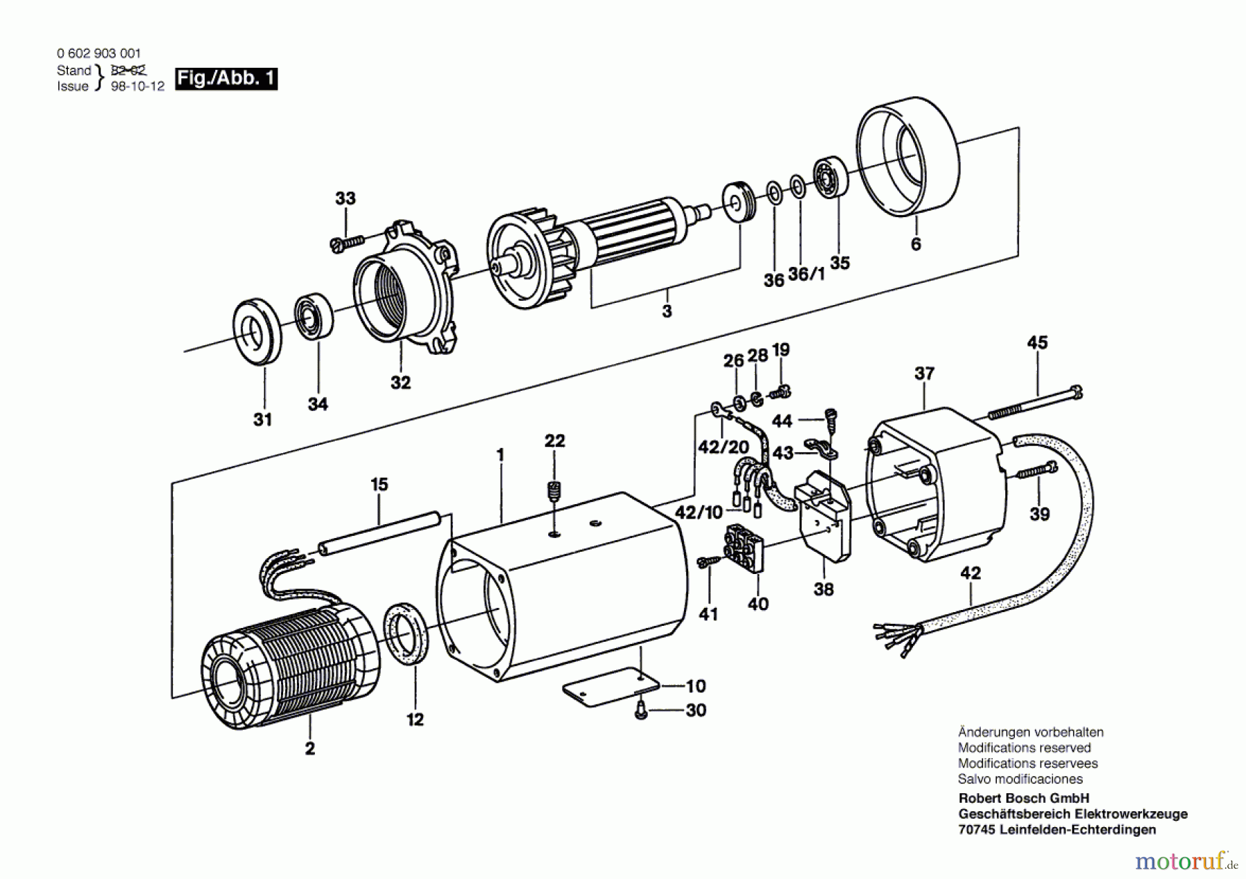  Bosch Werkzeug Hf-Anbaumotor GR./SIZE 65 Seite 1