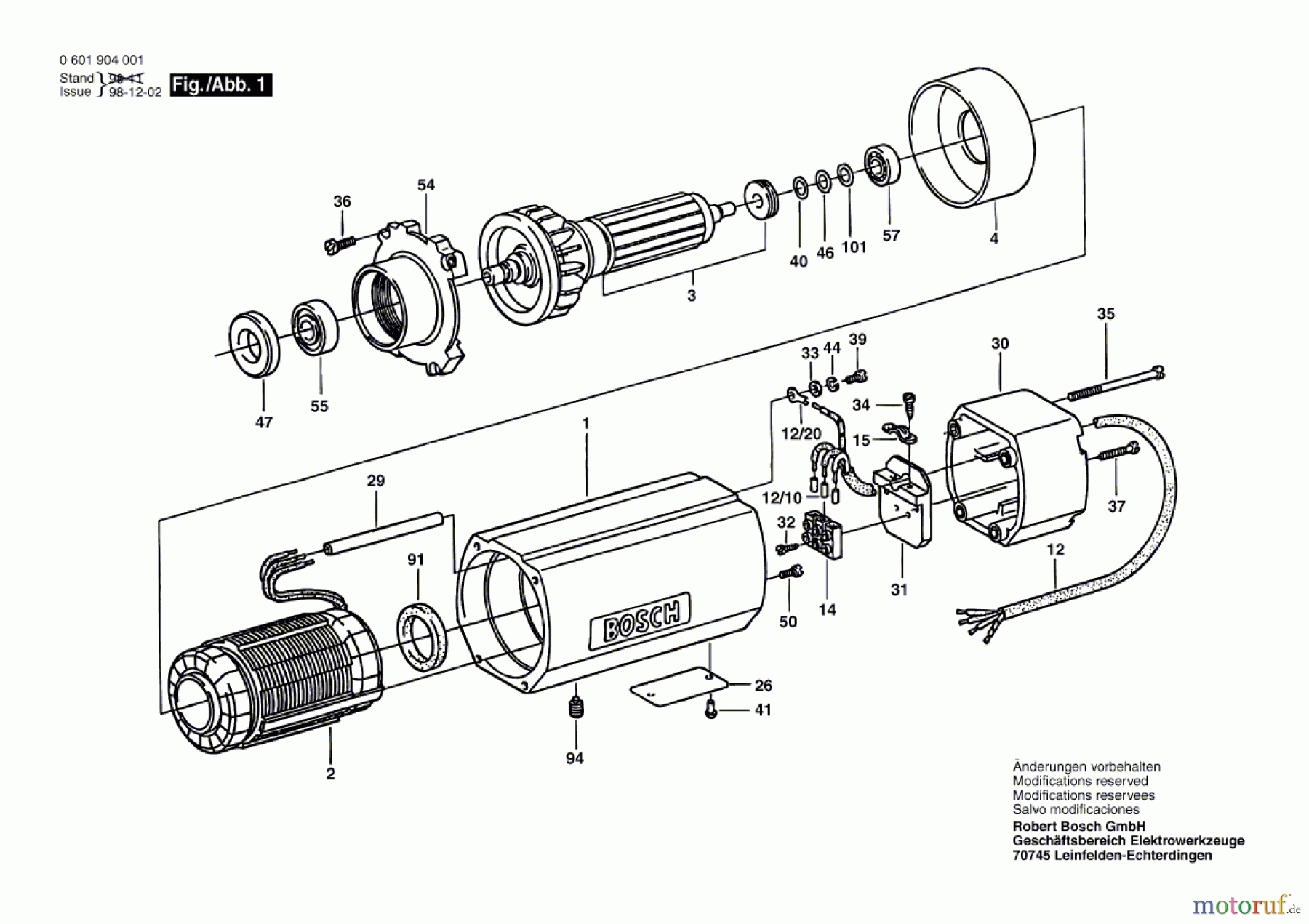  Bosch Werkzeug Hf-Anbaumotor GR./SIZE 77 Seite 1