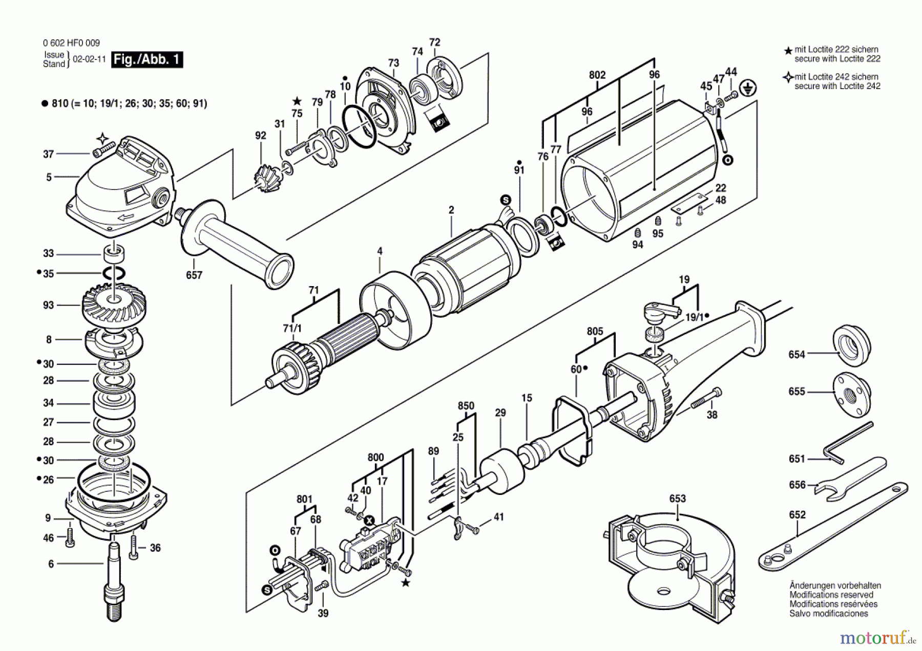  Bosch Werkzeug Hf-Winkelschleifer GR.77 Seite 1
