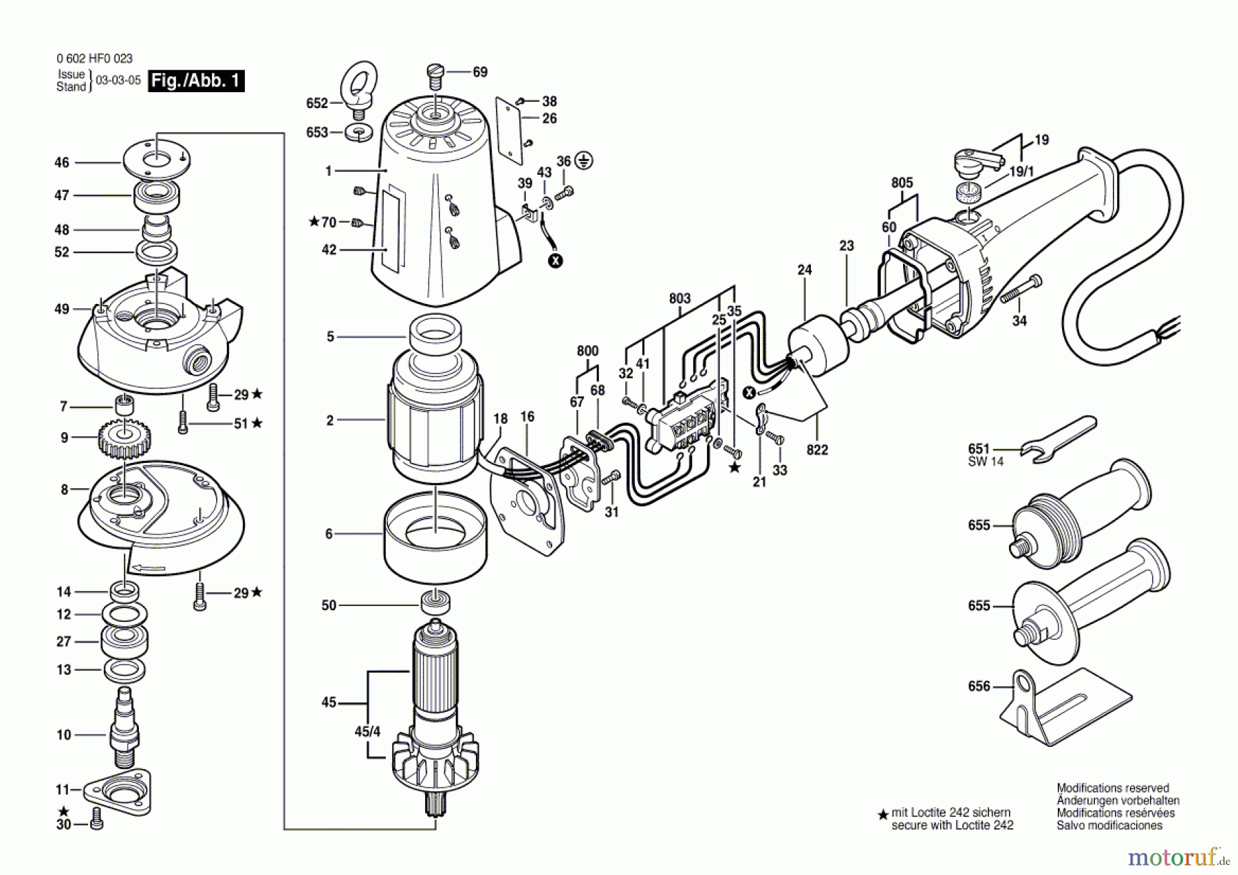  Bosch Werkzeug Hf-Tellerschleifer GR.75 Seite 1