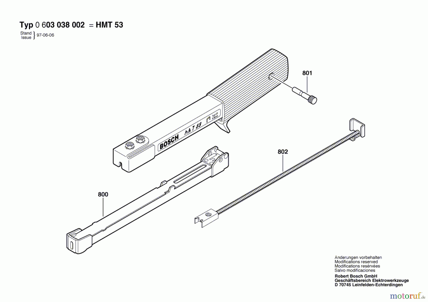  Bosch Werkzeug Tacker HMT 53 Seite 1