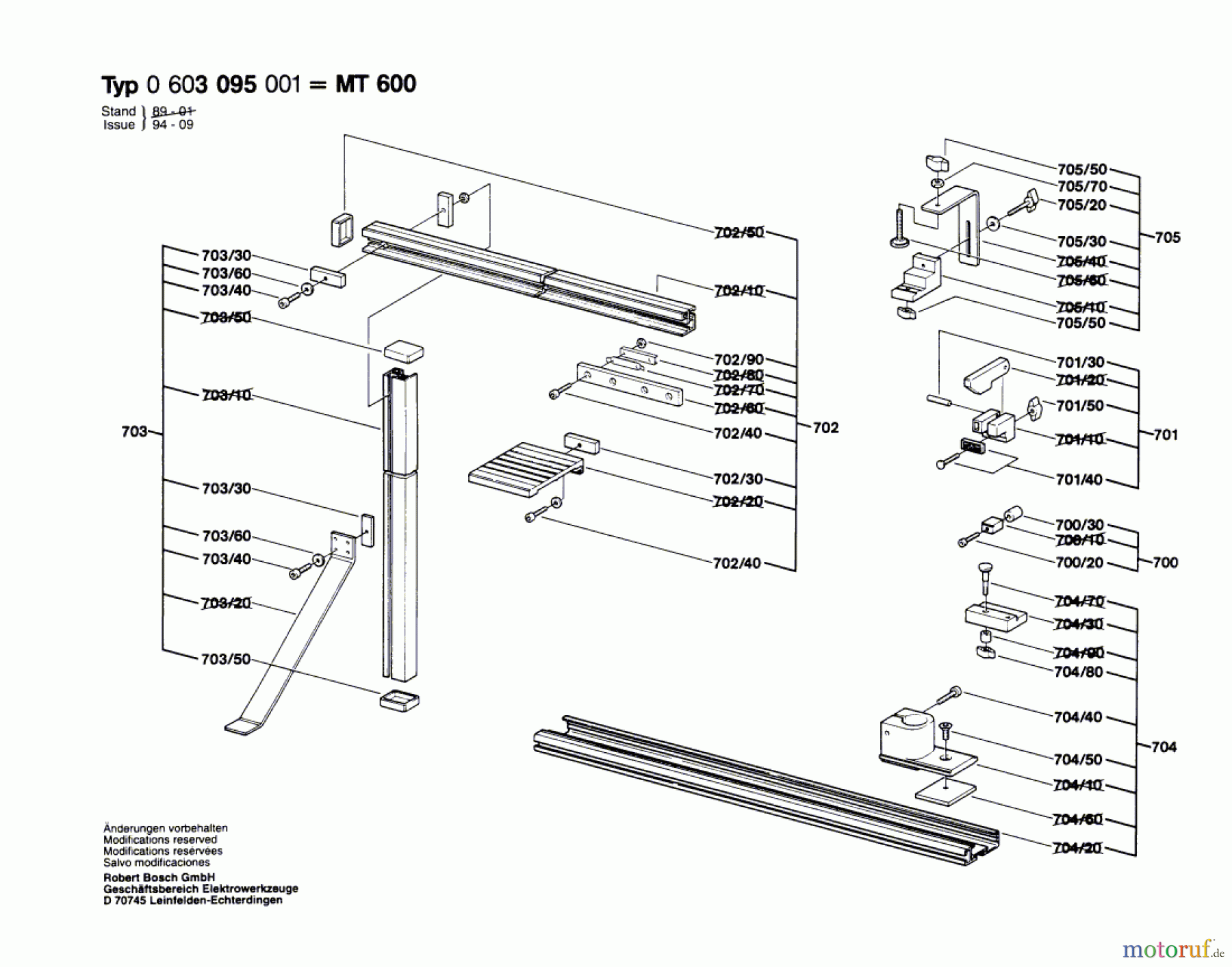  Bosch Werkzeug Sägetisch MT 600 Seite 2