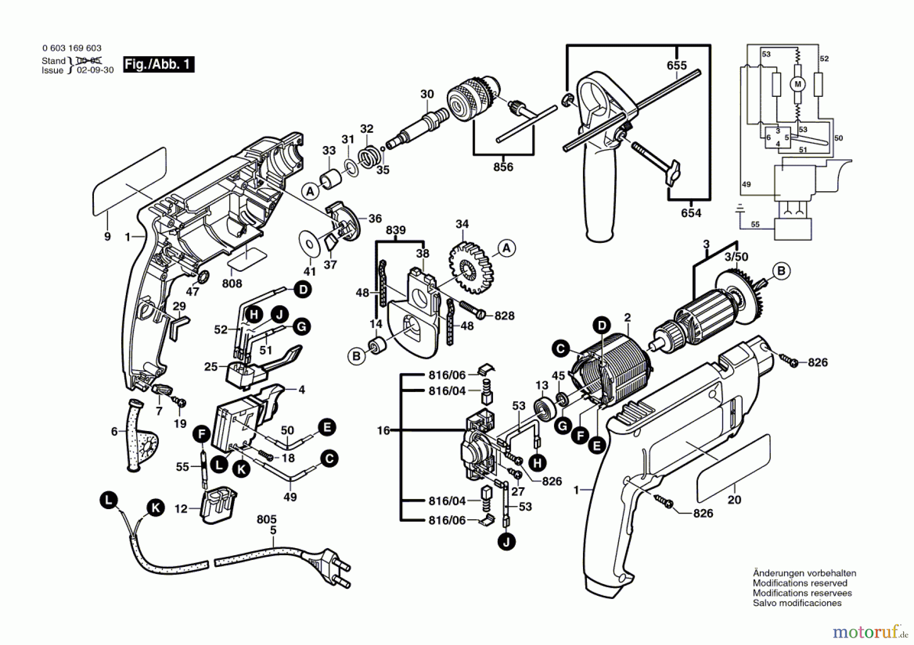  Bosch Werkzeug Hw-2G-Schlabo-E PSB 550-RE Seite 1