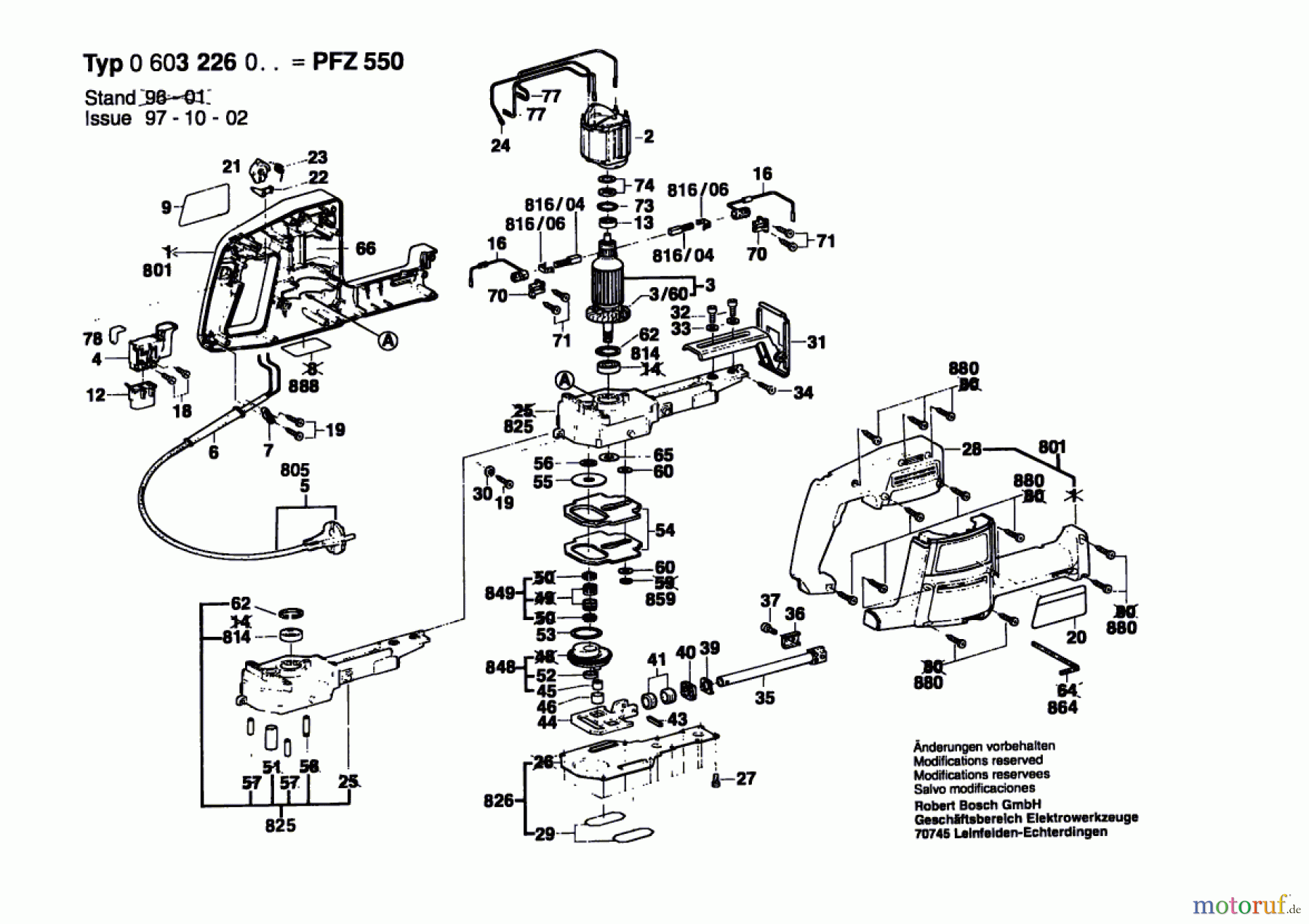  Bosch Werkzeug Hw-Elektro-Fuchsschwanz PFZ 550 Seite 1