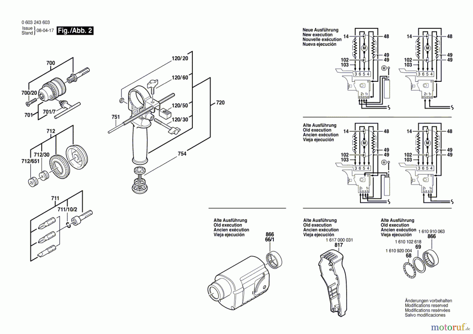  Bosch Werkzeug Hw-Bohrhammer PBH 20-RLE Seite 2