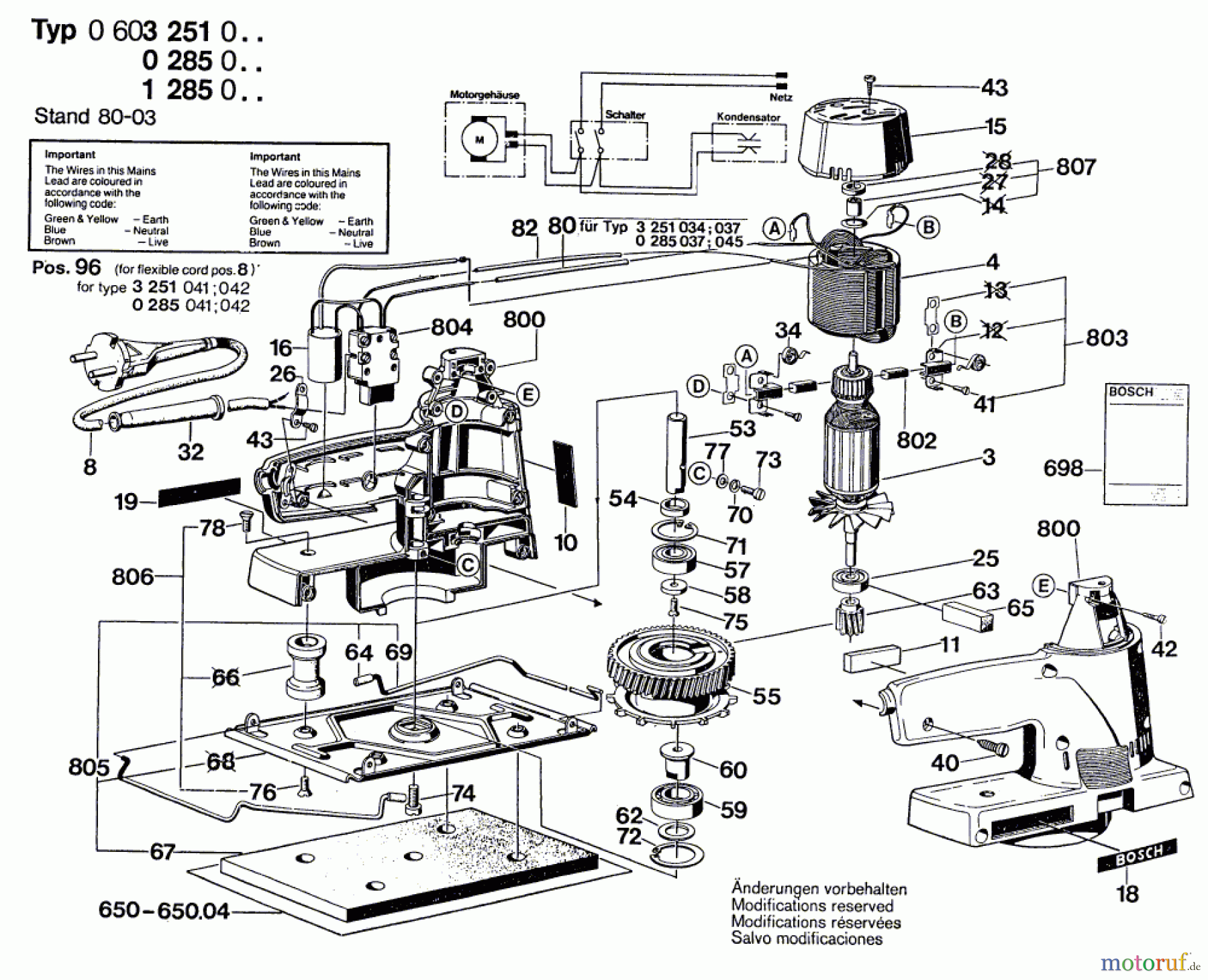  Bosch Werkzeug Schwingschleifer ---- Seite 1