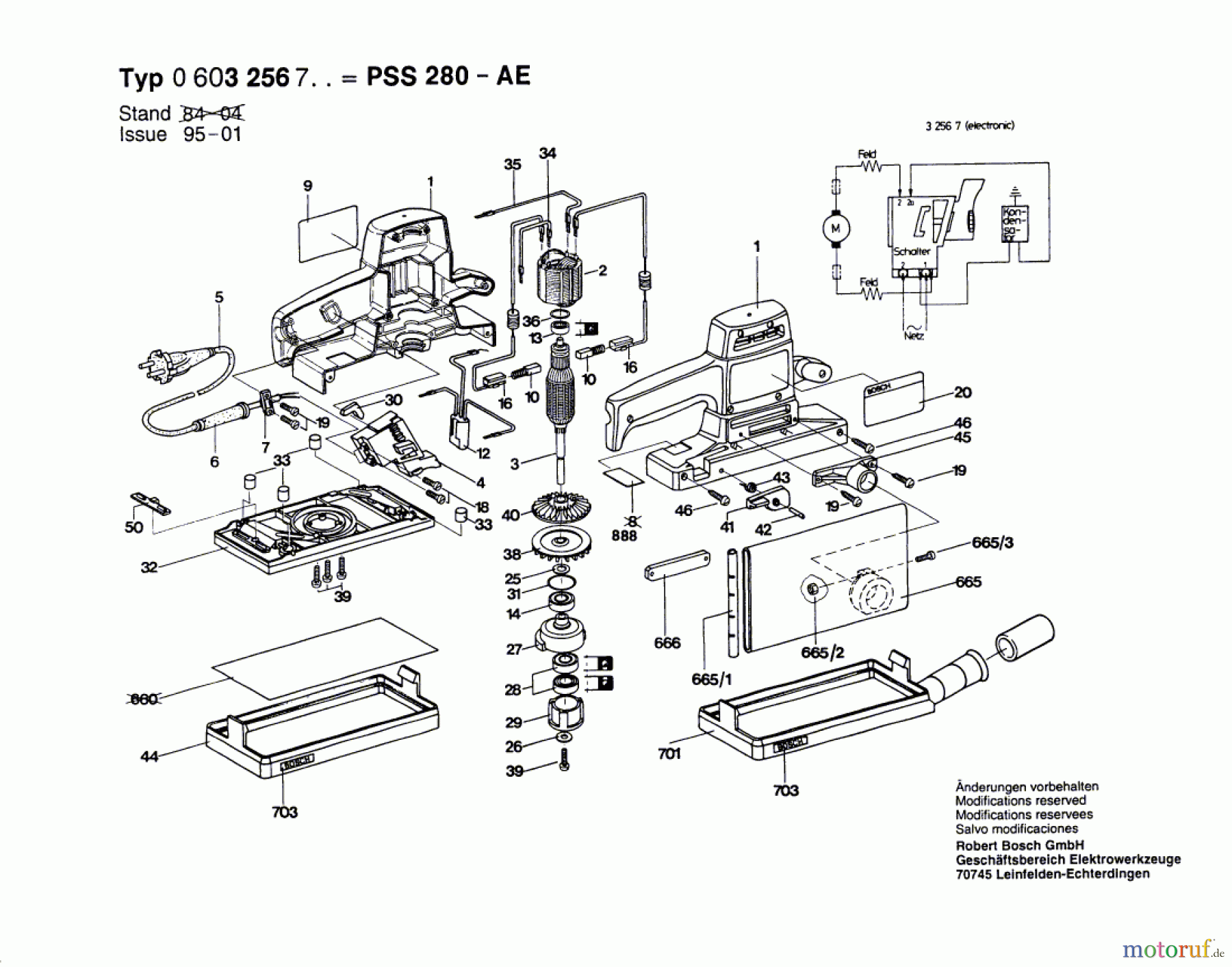  Bosch Werkzeug Schwingschleifer PSS 280 AE Seite 1
