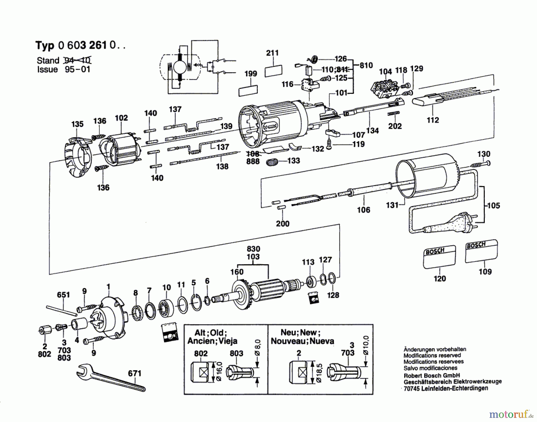  Bosch Werkzeug Hw-Antriebsmaschine PAM 500 Seite 1