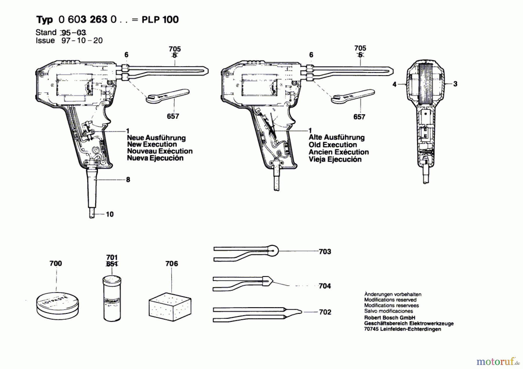  Bosch Werkzeug Lötpistole PLP 100 Seite 1