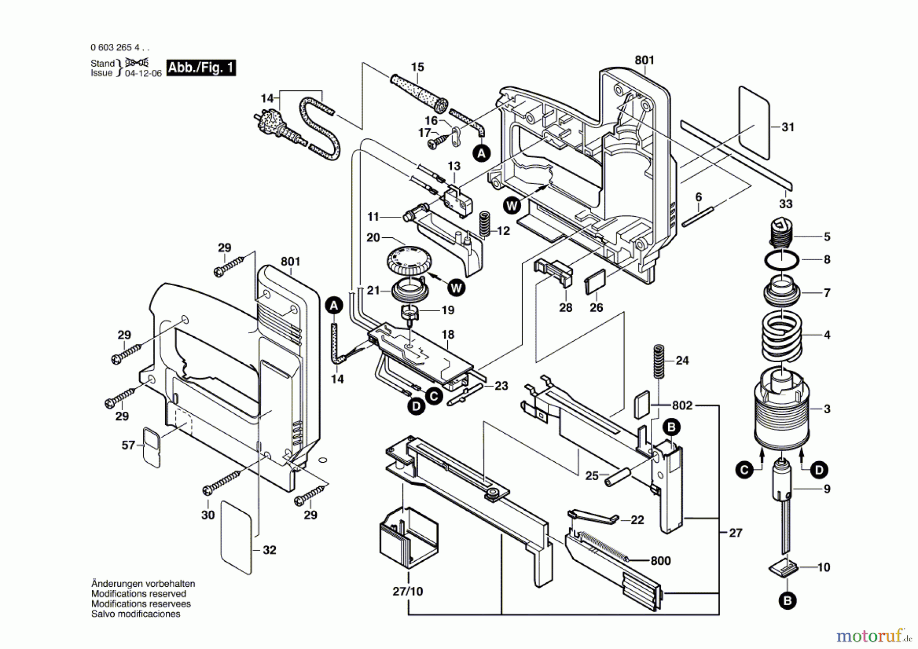  Bosch Werkzeug Tacker PTK 23 E Seite 1