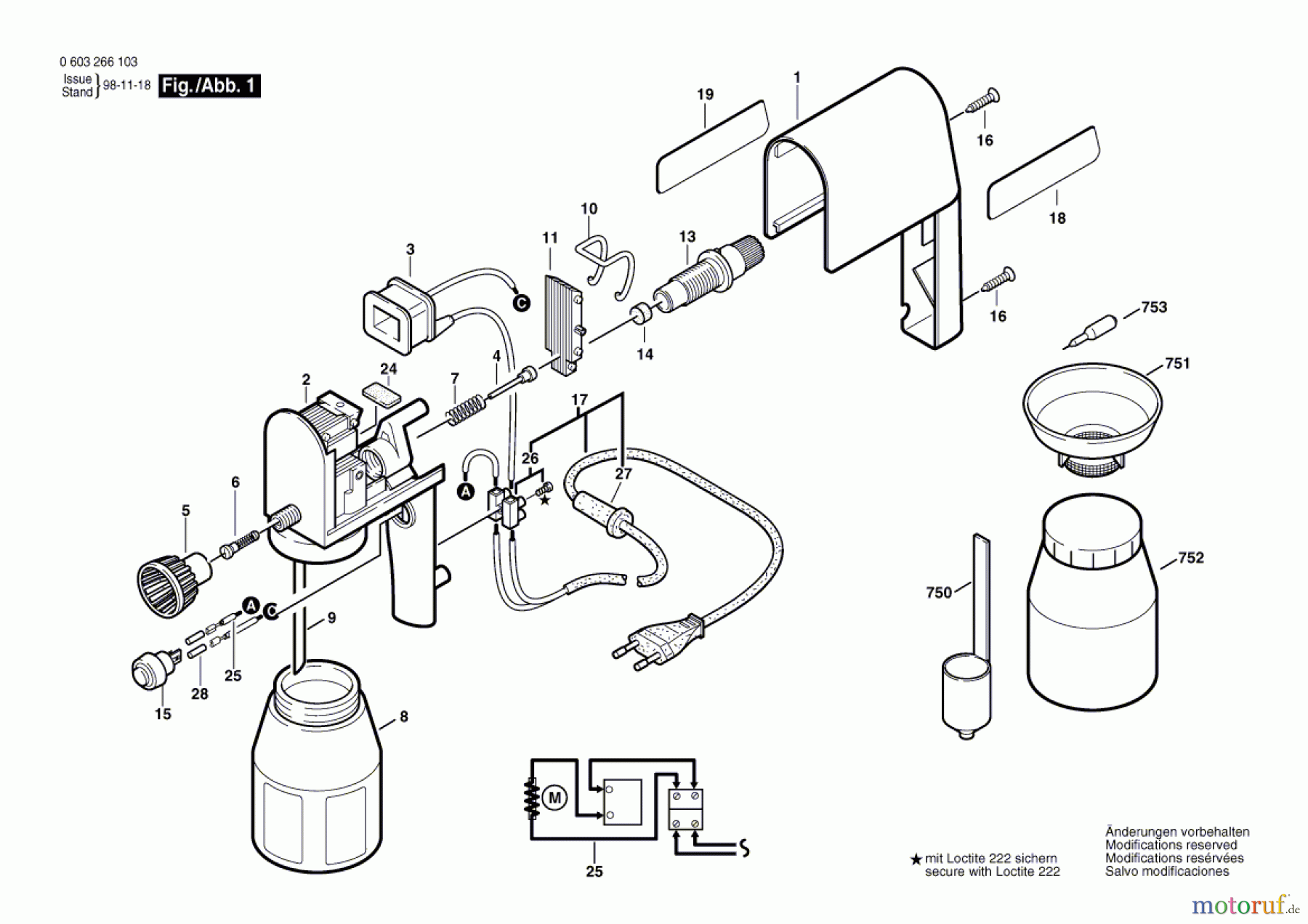  Bosch Wassertechnik Spritzpistole PSP 60 Seite 1