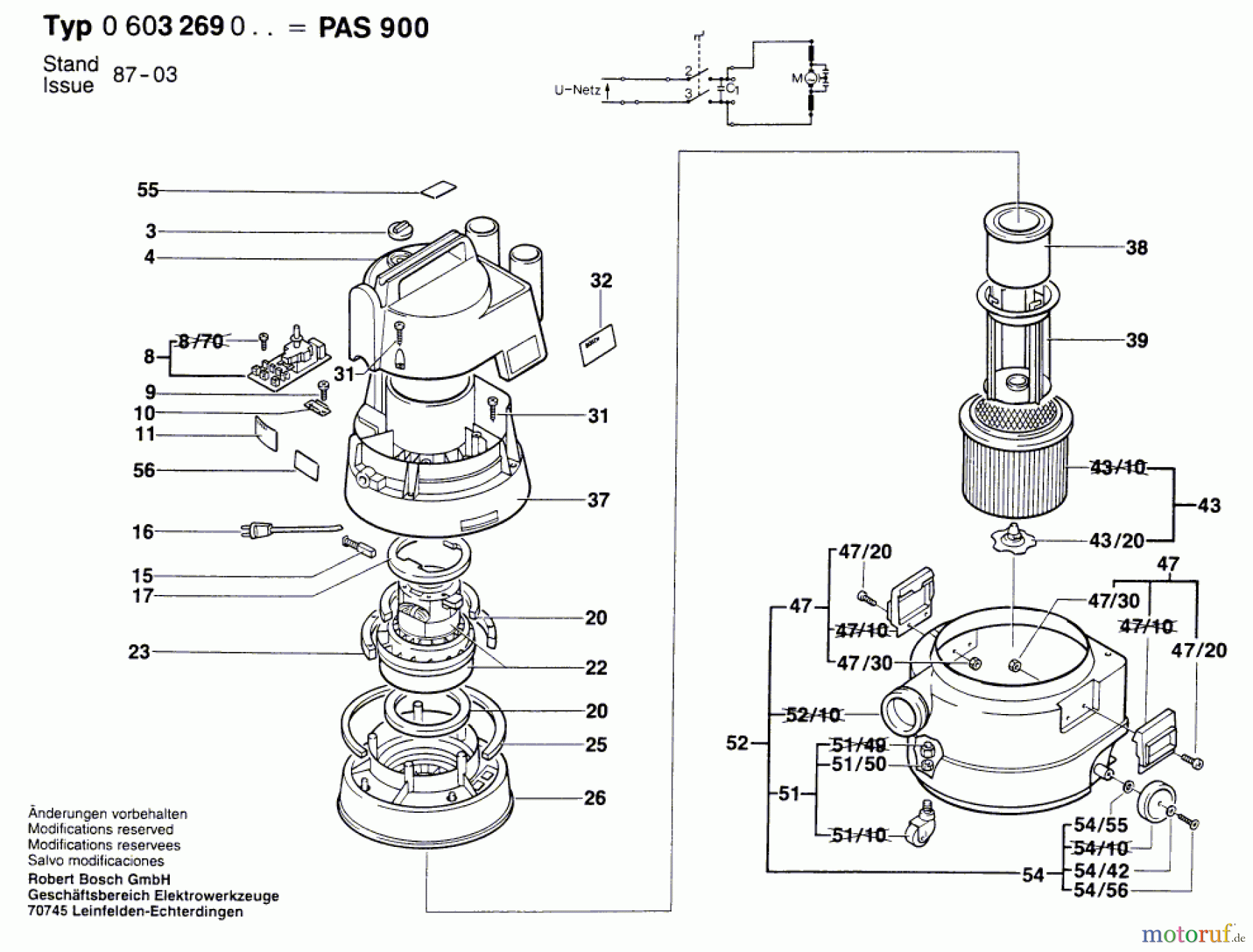  Bosch Werkzeug Allzwecksauger PAS 900 Seite 1