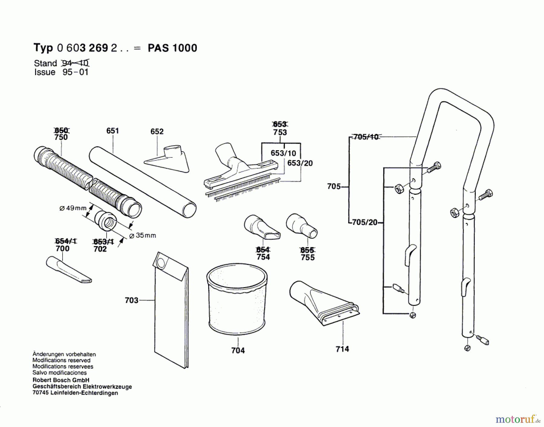  Bosch Werkzeug Allzwecksauger PAS 1000 Seite 2