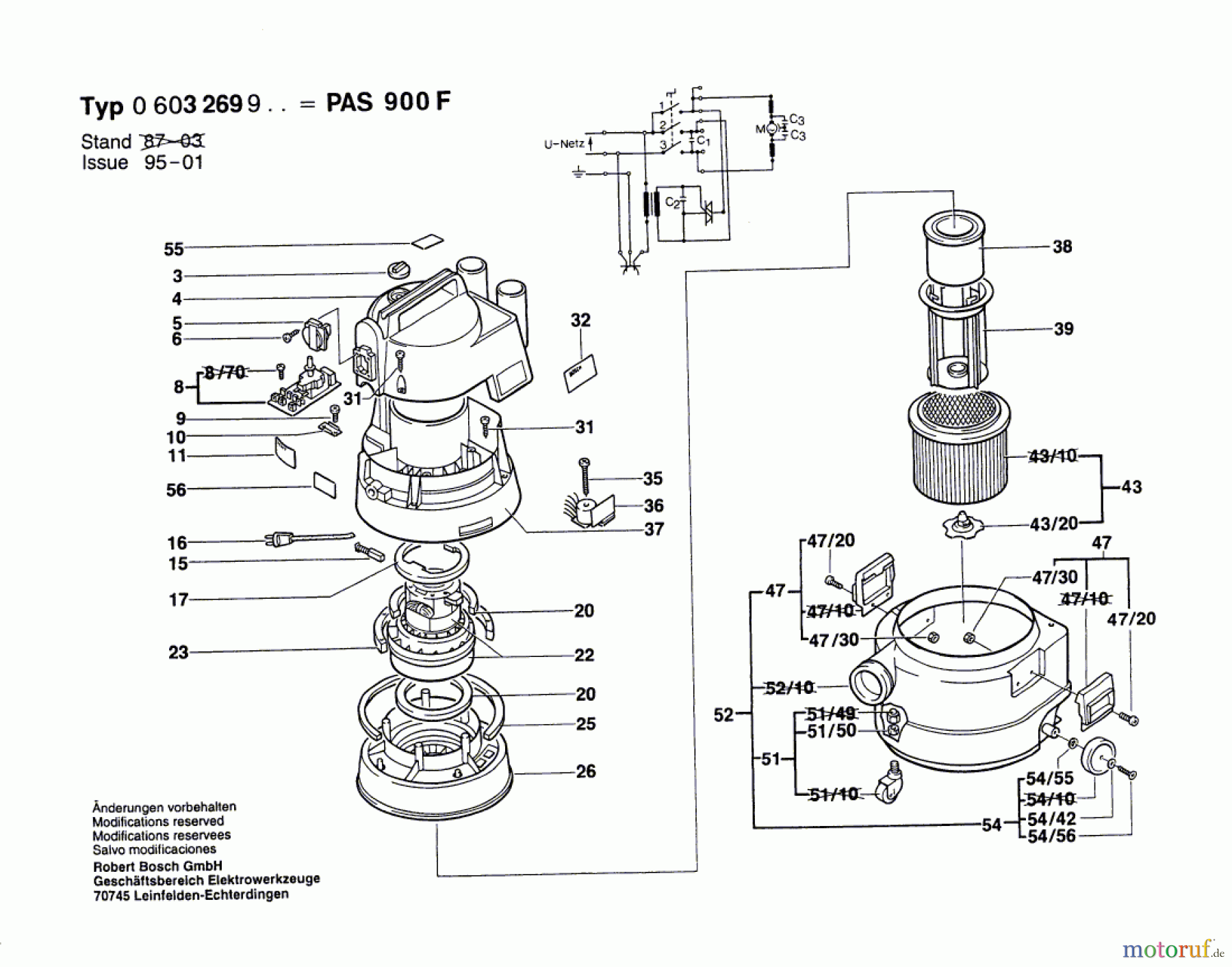  Bosch Werkzeug Allzwecksauger PAS 900 F Seite 1