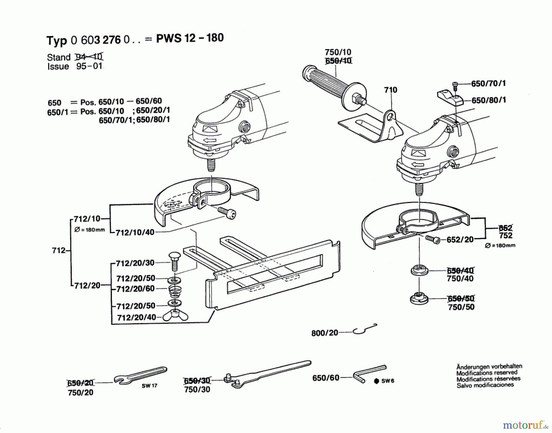  Bosch Werkzeug Hw-Winkelschleifer PWS 12-180 Seite 2