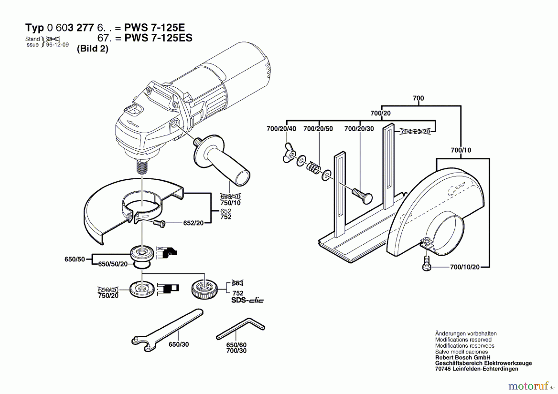  Bosch Werkzeug Winkelschleifer PWS 7-125 E Seite 2