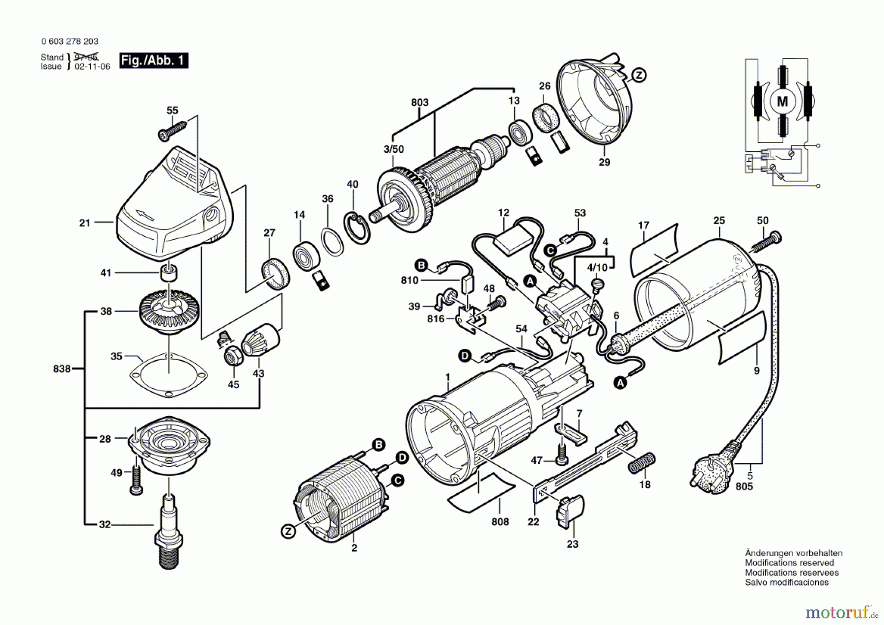  Bosch Werkzeug Winkelschleifer PWS 6-115 Seite 1