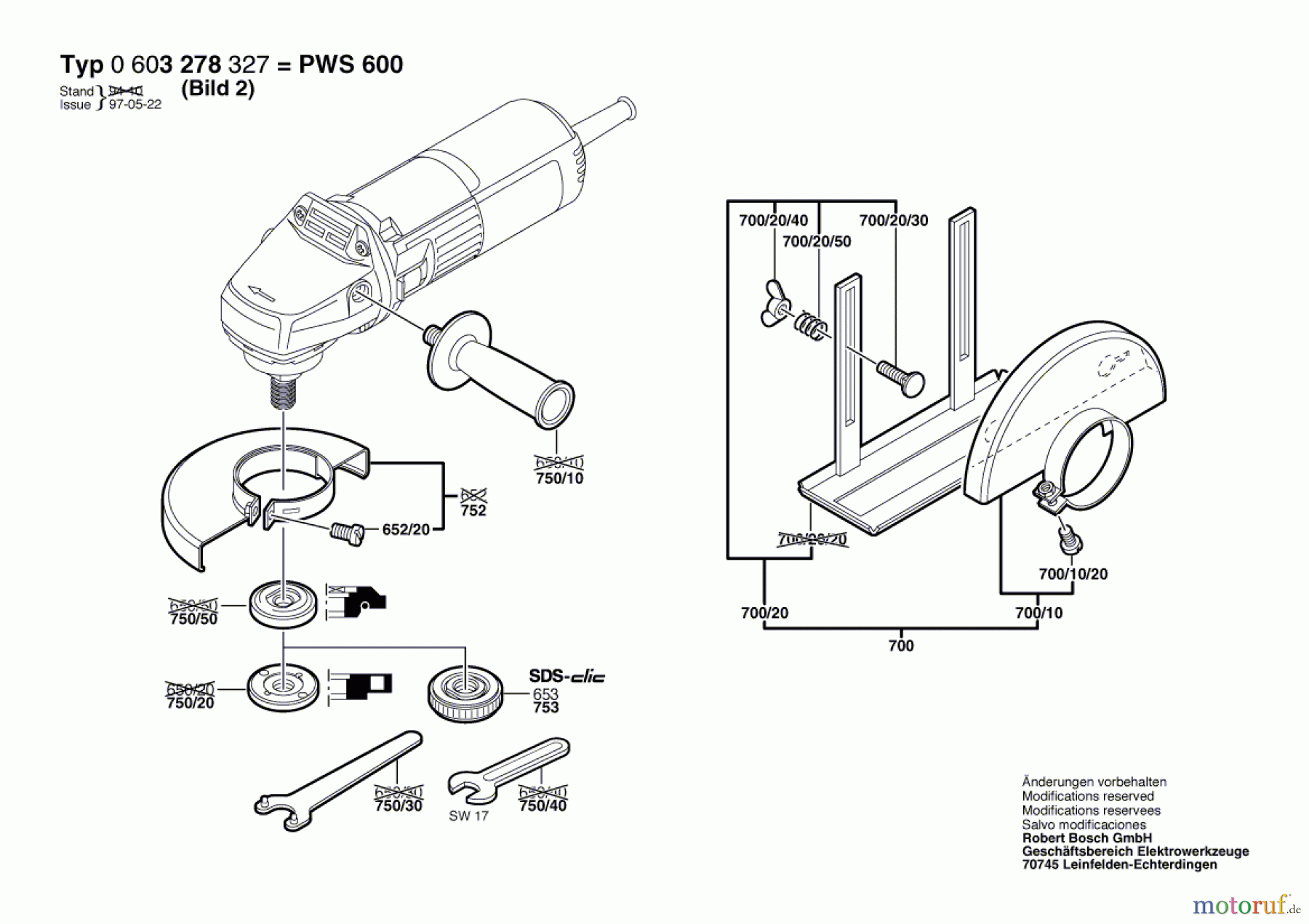  Bosch Werkzeug Hw-Winkelschleifer PWS 600 Seite 2