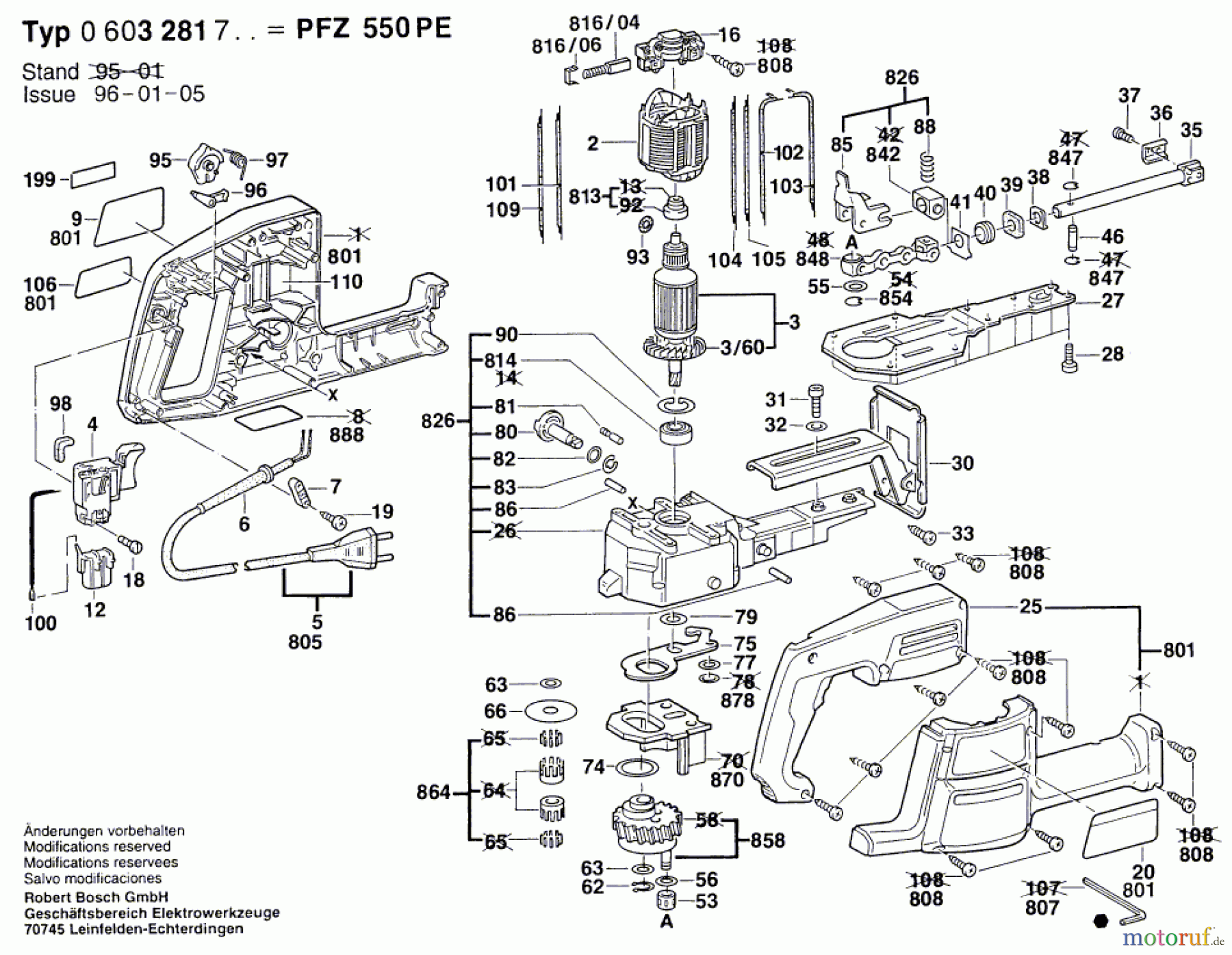  Bosch Werkzeug Fuchsschwanz PFZ 550 PE Seite 1