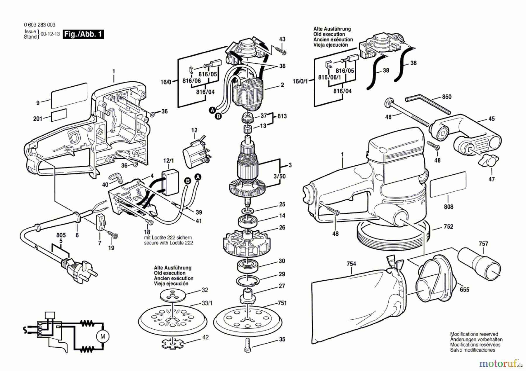  Bosch Werkzeug Exzenterschleifer PEX 125 A Seite 1