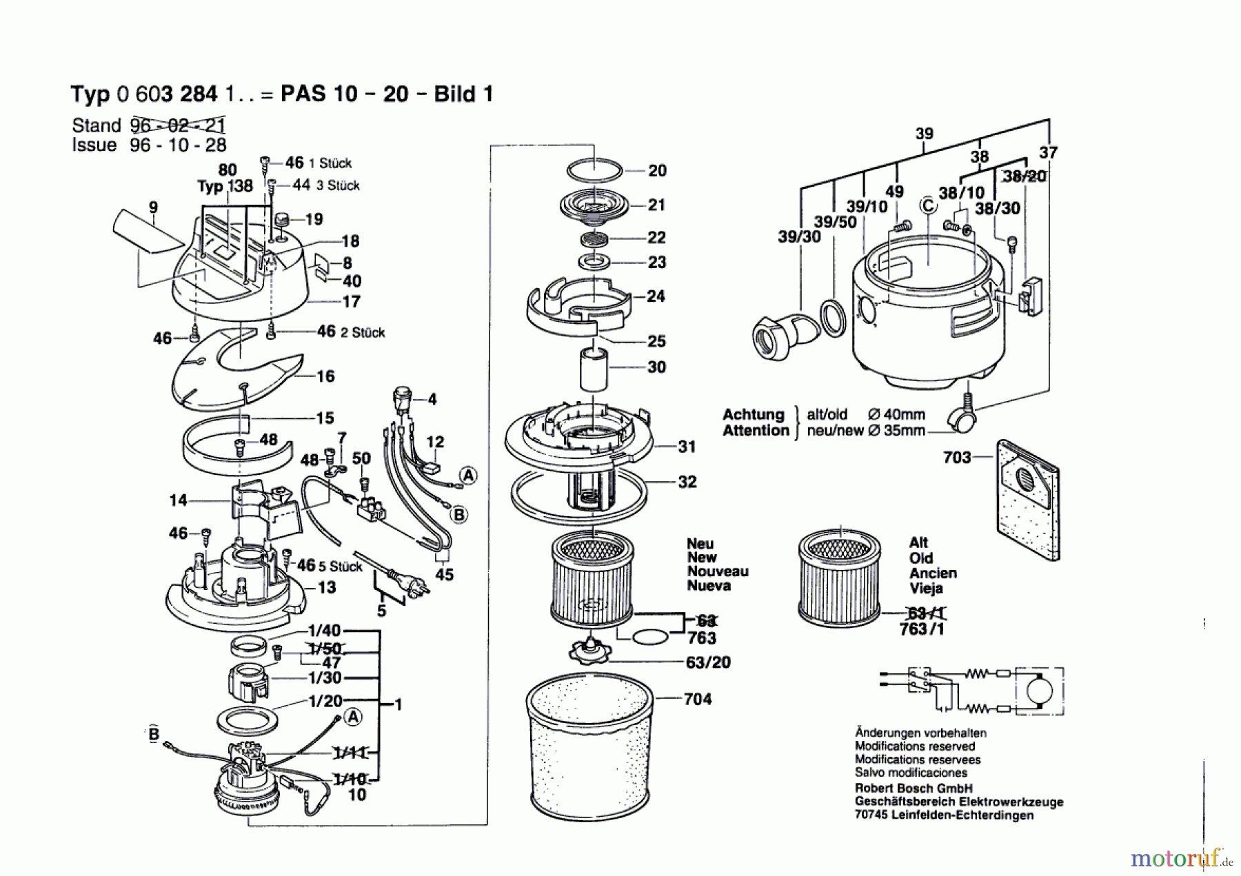 Bosch Werkzeug Allzwecksauger PAS 10-20 Seite 1