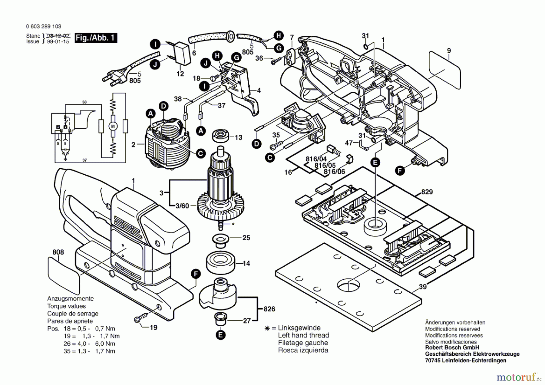  Bosch Werkzeug Schwingschleifer PSS 23 Seite 1