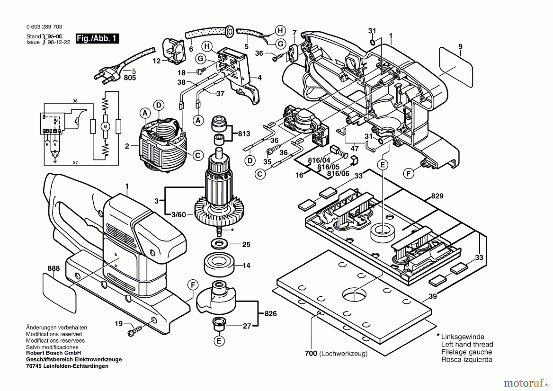  Bosch Werkzeug Schwingschleifer PSS 23 E Seite 1