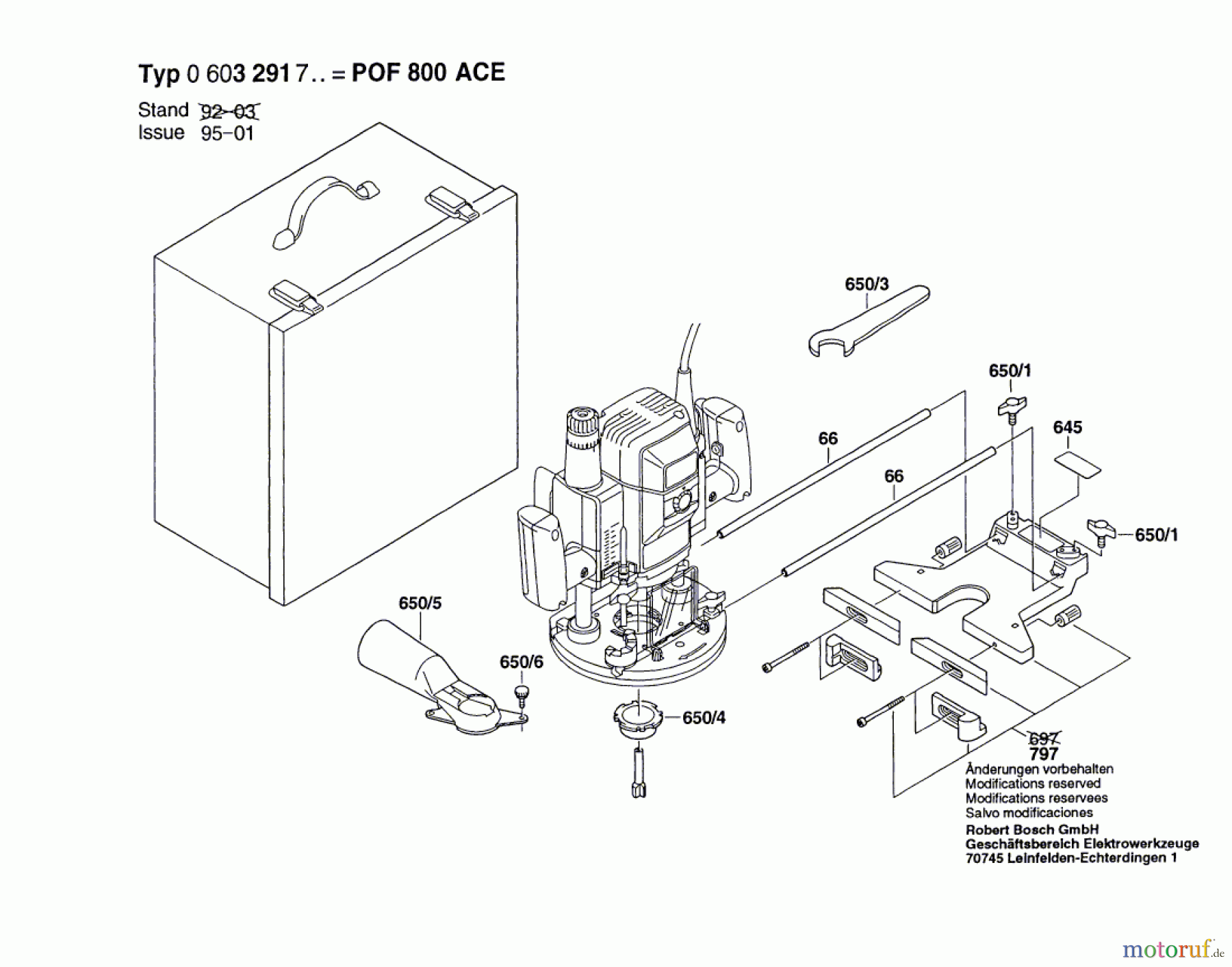  Bosch Werkzeug Gw-Oberfräse POF 800 ACE Seite 2