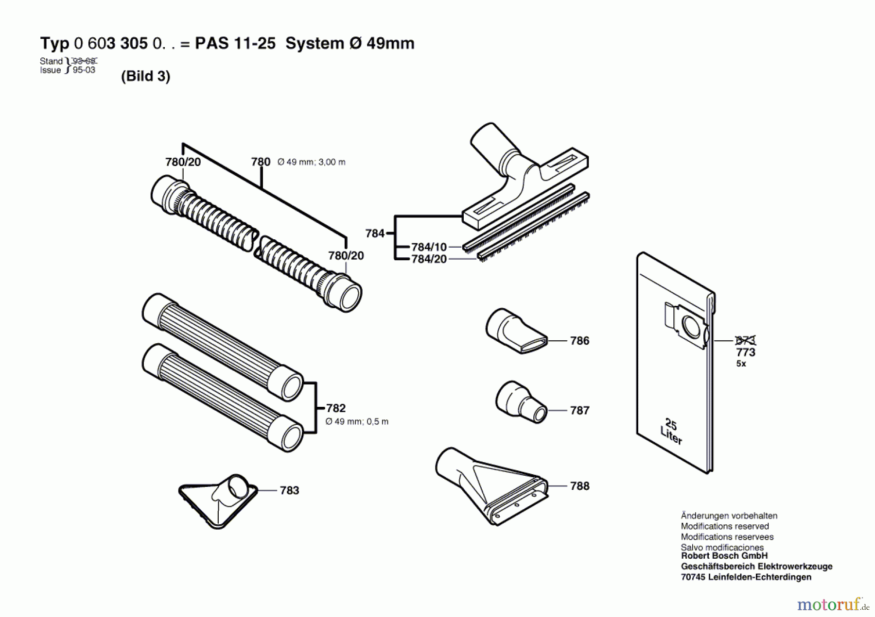  Bosch Werkzeug Allzwecksauger PAS 11-25 Seite 3