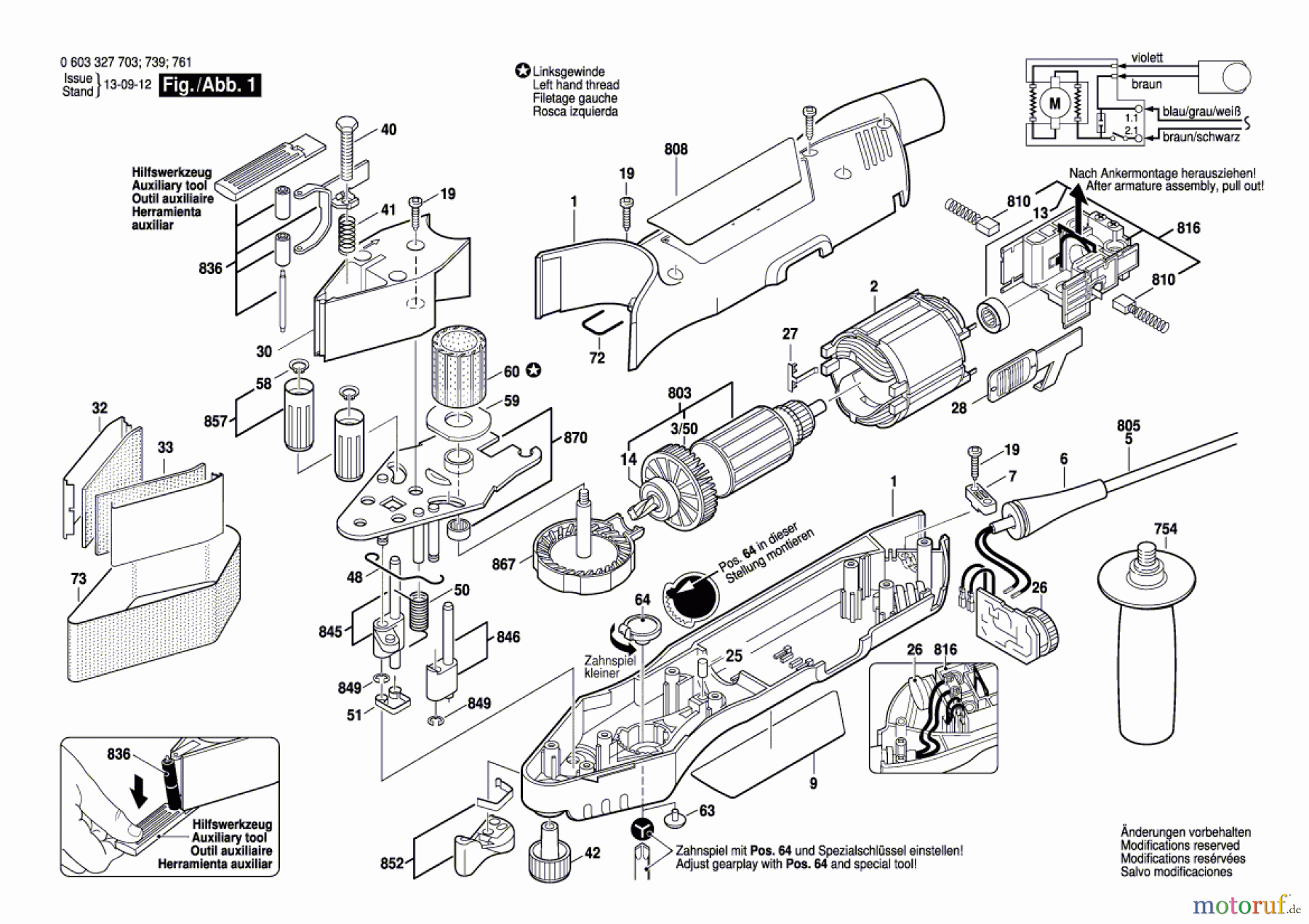  Bosch Werkzeug Varioschleifer PVS 300 AE Seite 1