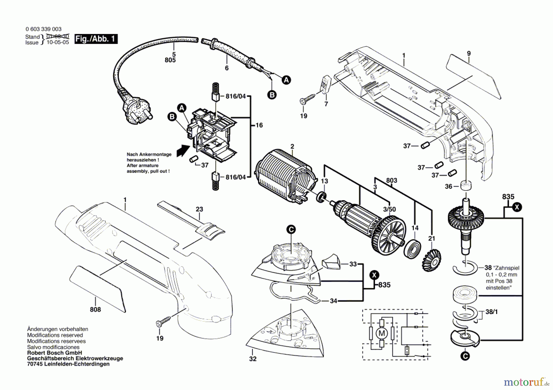  Bosch Werkzeug Deltaschleifer PDA 180 Seite 1