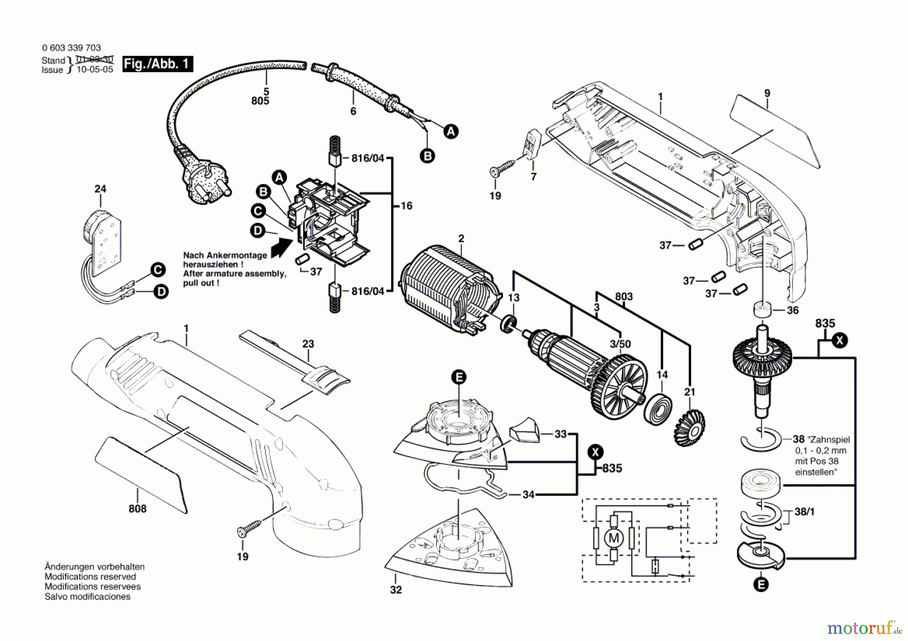  Bosch Werkzeug Deltaschleifer PDA 180 E Seite 1