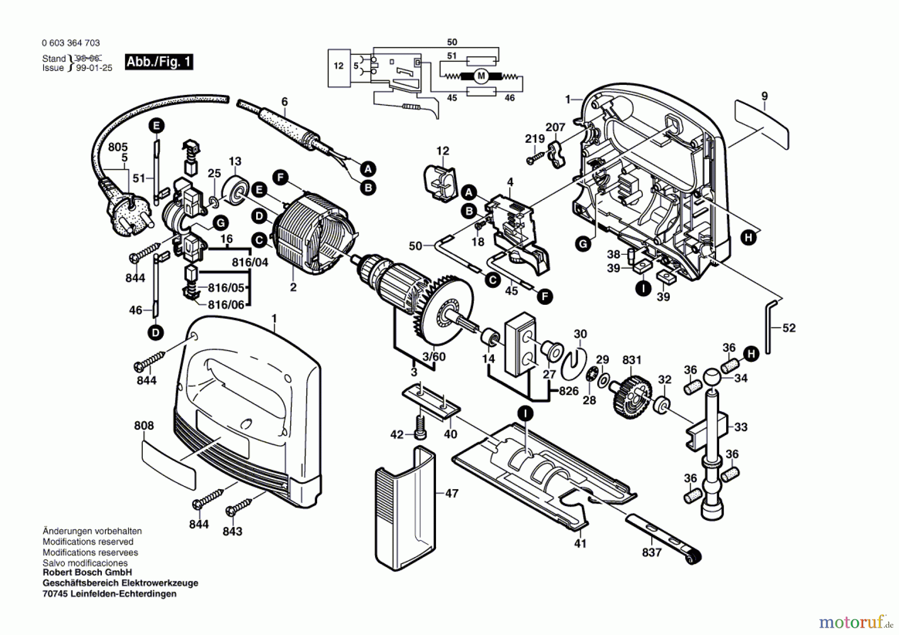  Bosch Werkzeug Stichsäge PST 550 AE Seite 1