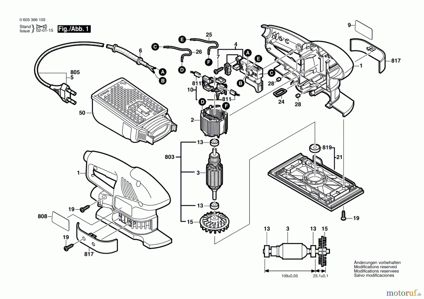  Bosch Werkzeug Schwingschleifer PSS 180 AC Seite 1