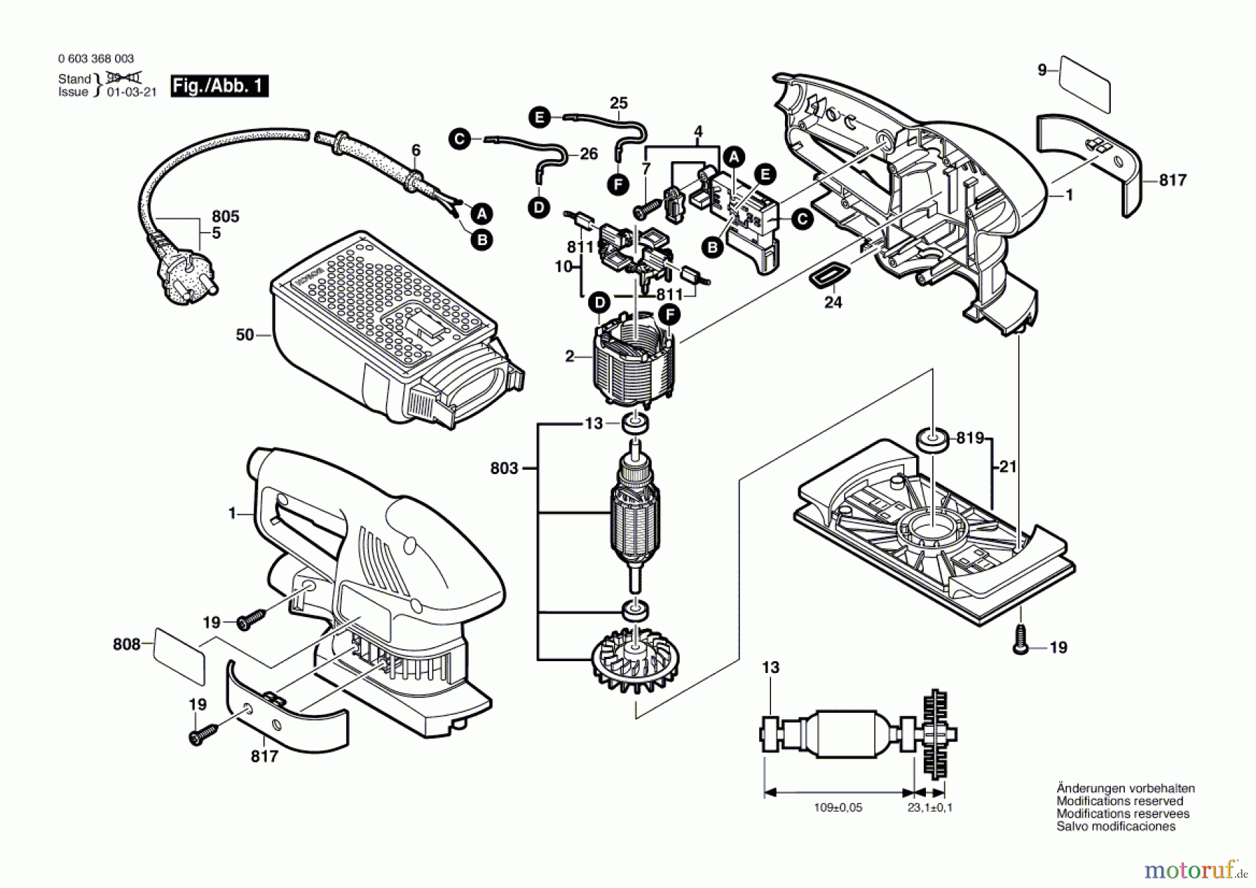  Bosch Werkzeug Schwingschleifer PSS 240 A Seite 1